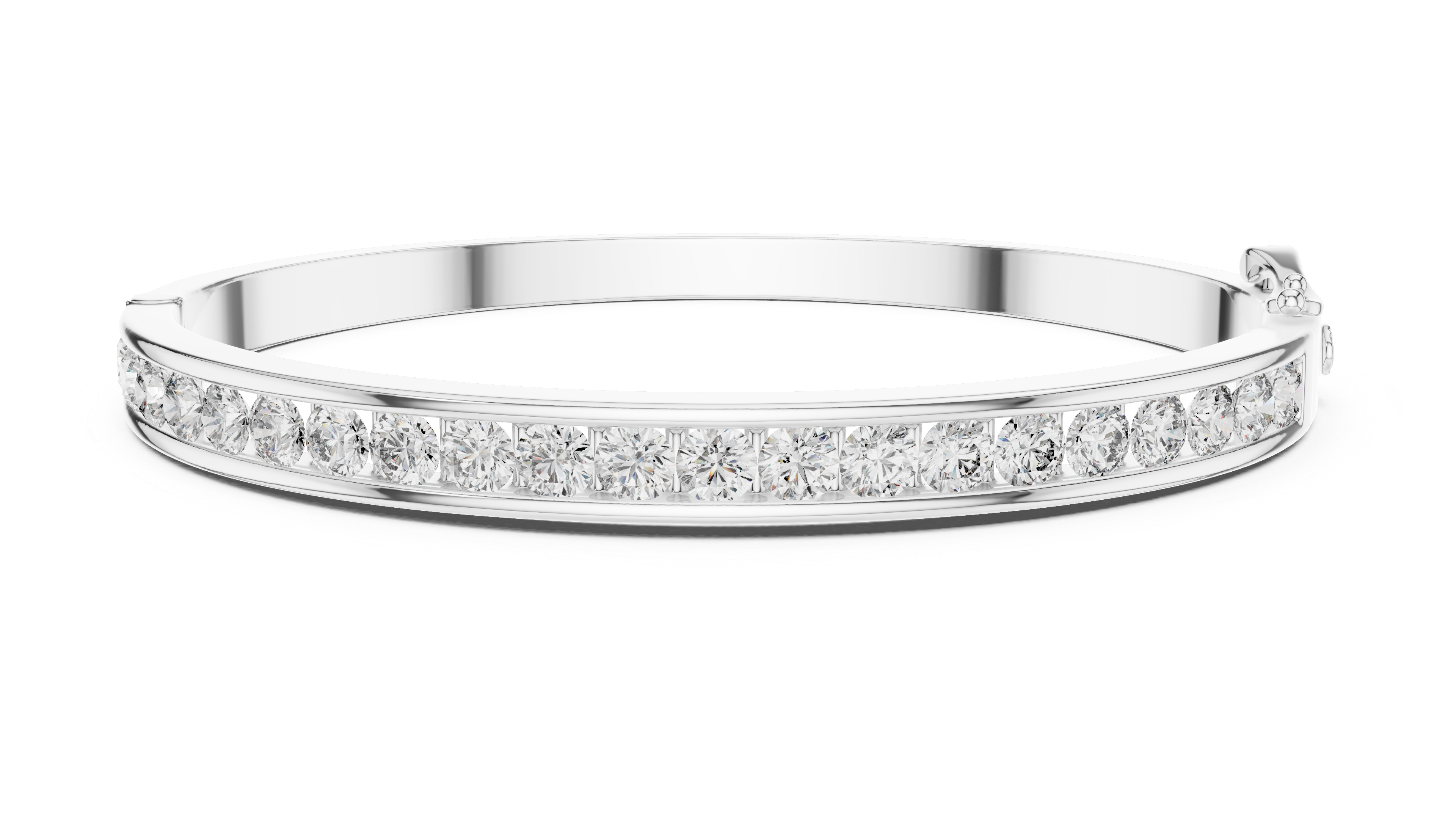 OPULENT NOVA GLORY PRECISION CUT DIAMOND BANGLE