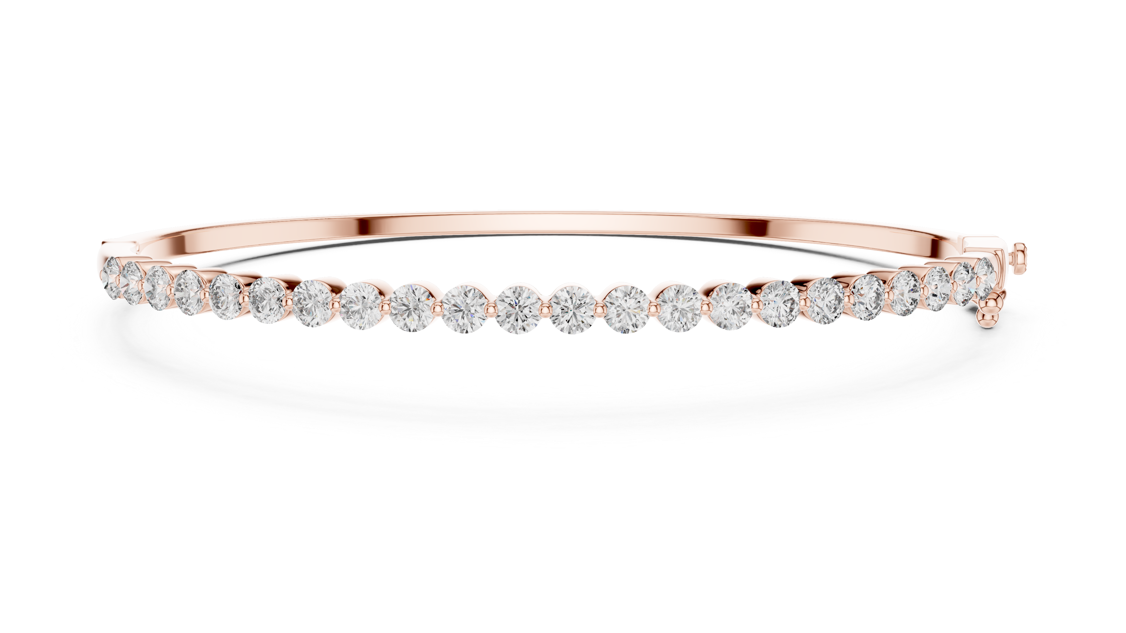 DIVINE EDGE MINIMAL DIAMOND BANGLE BRACELET