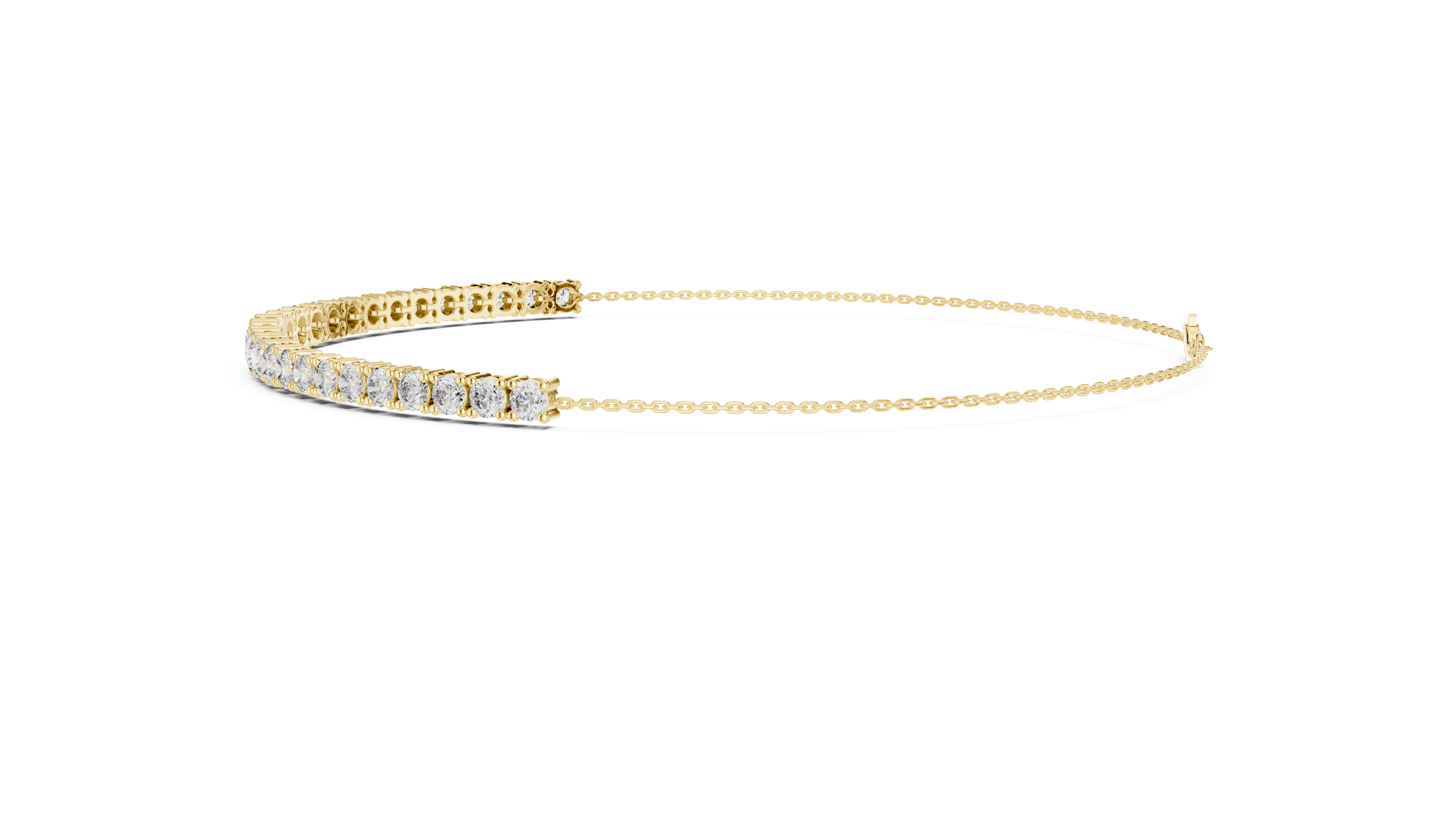 CELESTIAL FINE LINE SPARK DIAMOND CHAIN BRACELET