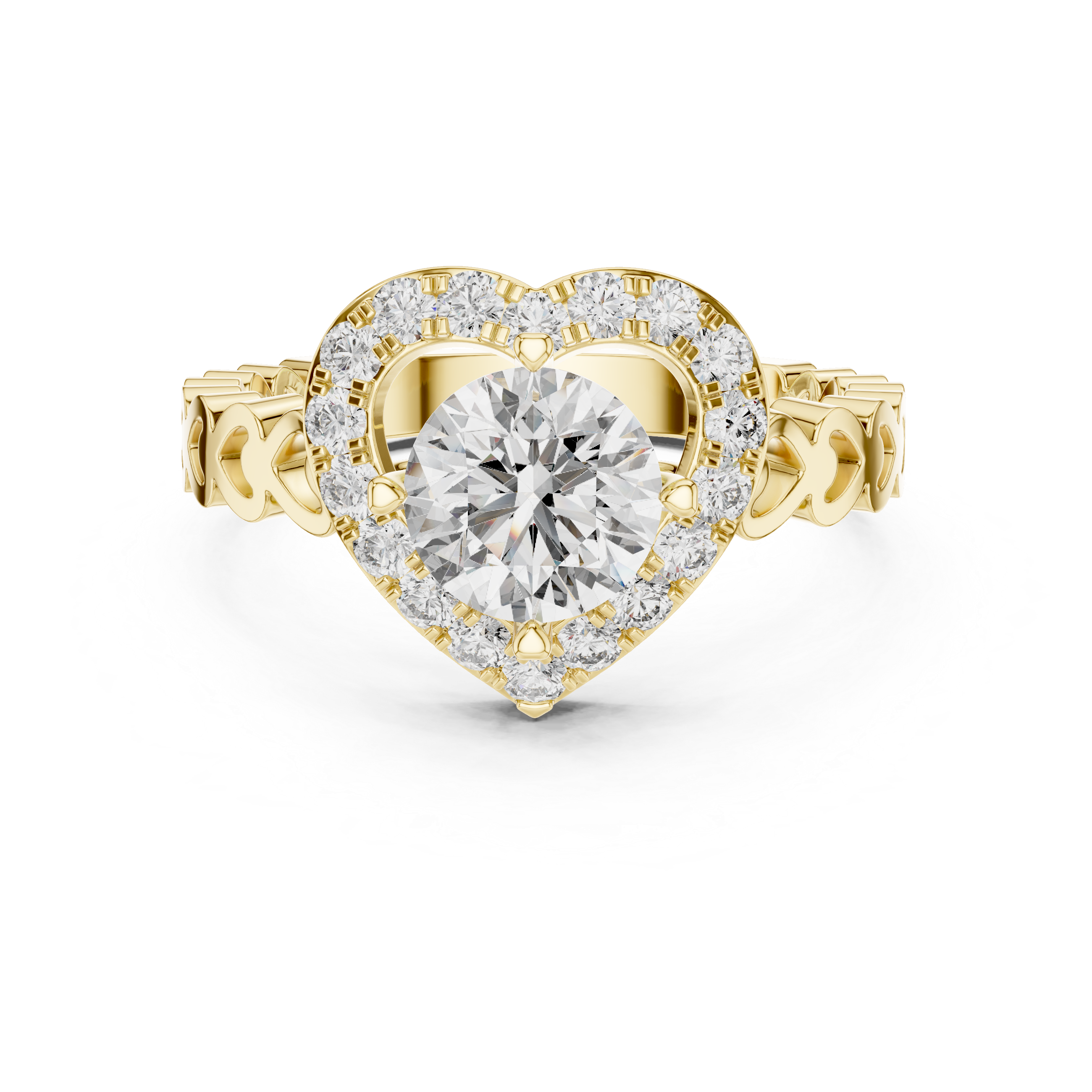 HEARTFELT HALO RING