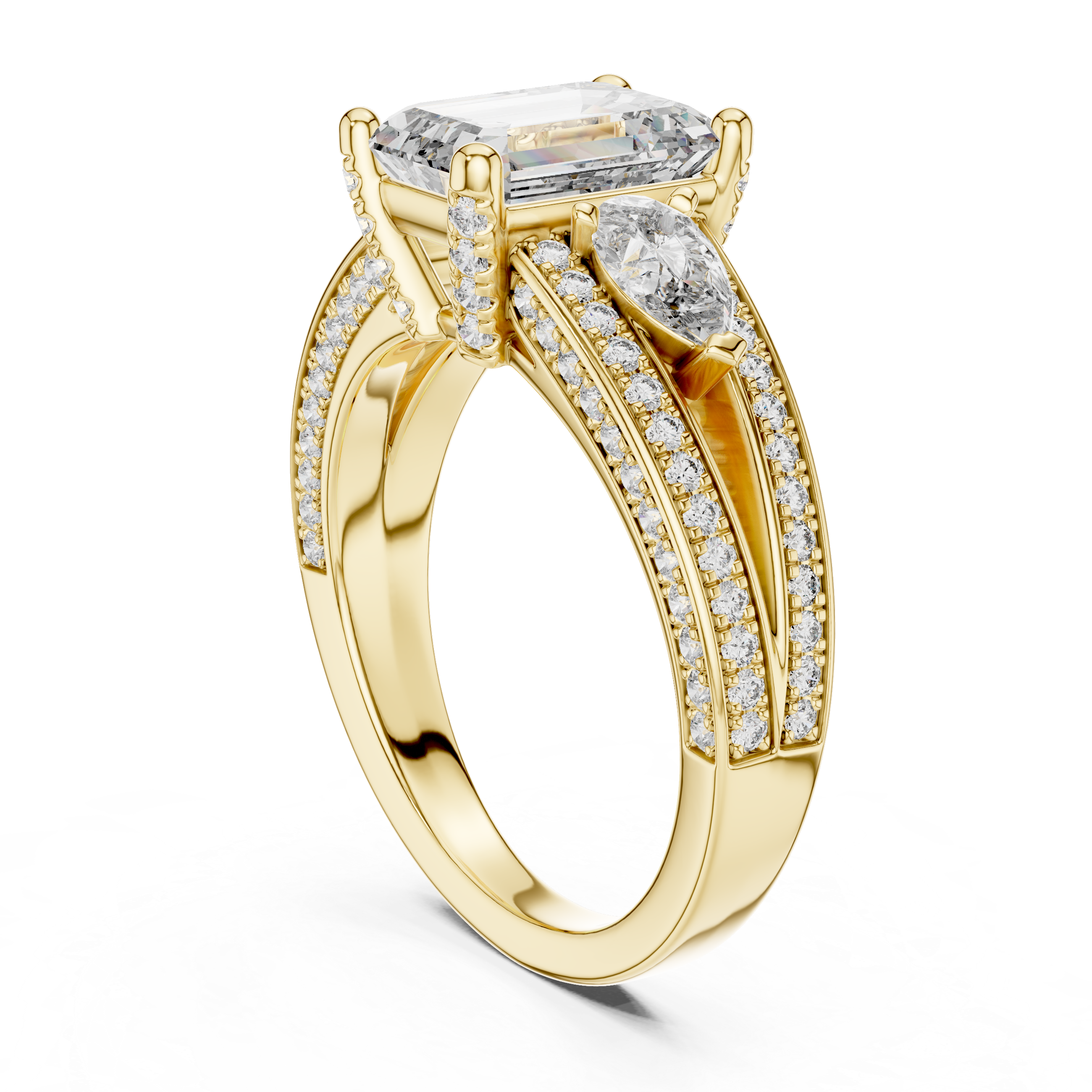 THE EMERALD BLOSSOM RING