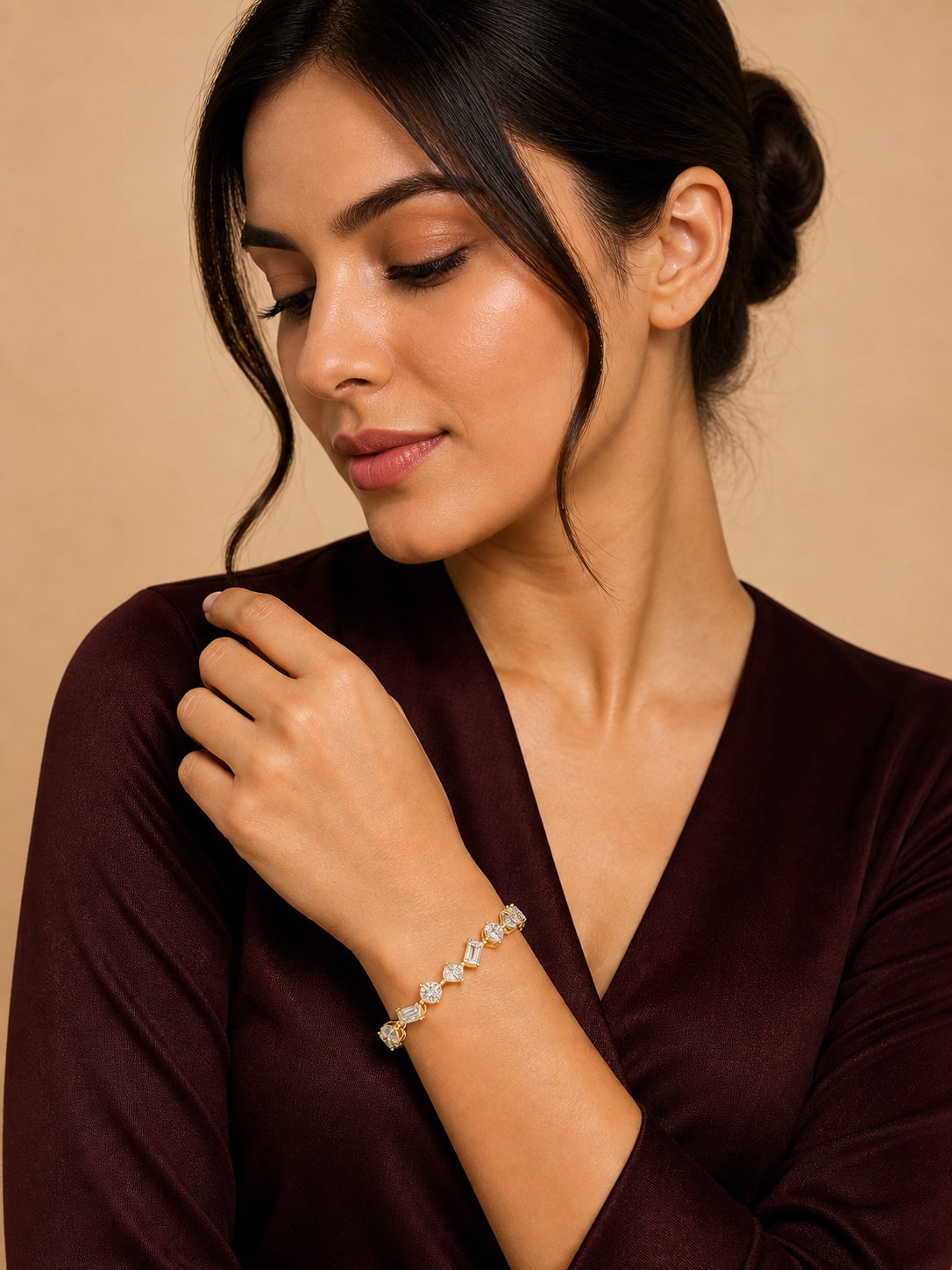 OPULENTIA CELESTARA DIAMOND AURUM ROYALE BRACELET
