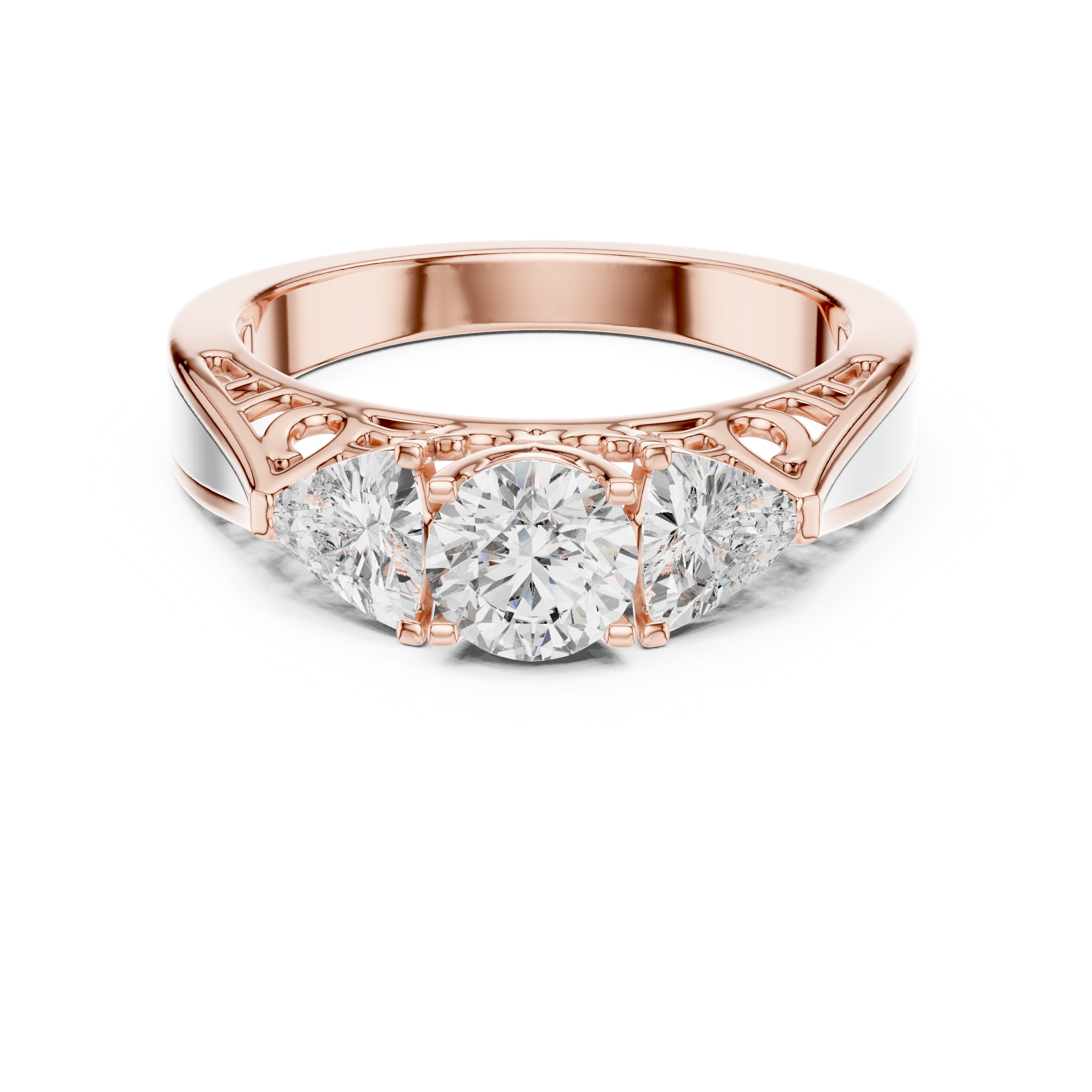 THE FILIGREE TRIFECTA RING