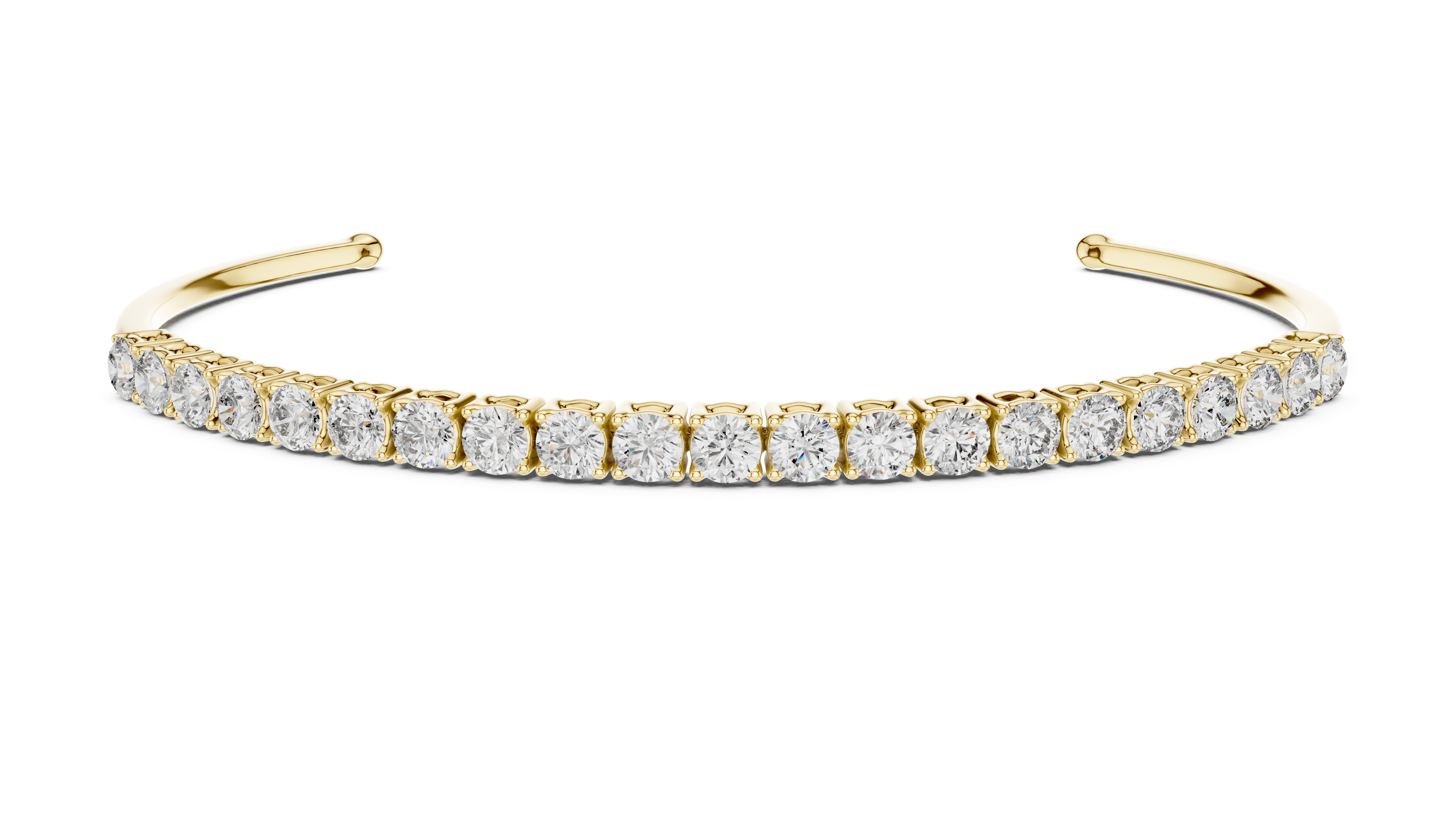 ROYAL LUMINA HALF BLOOM DIAMOND CUFF BRACELET