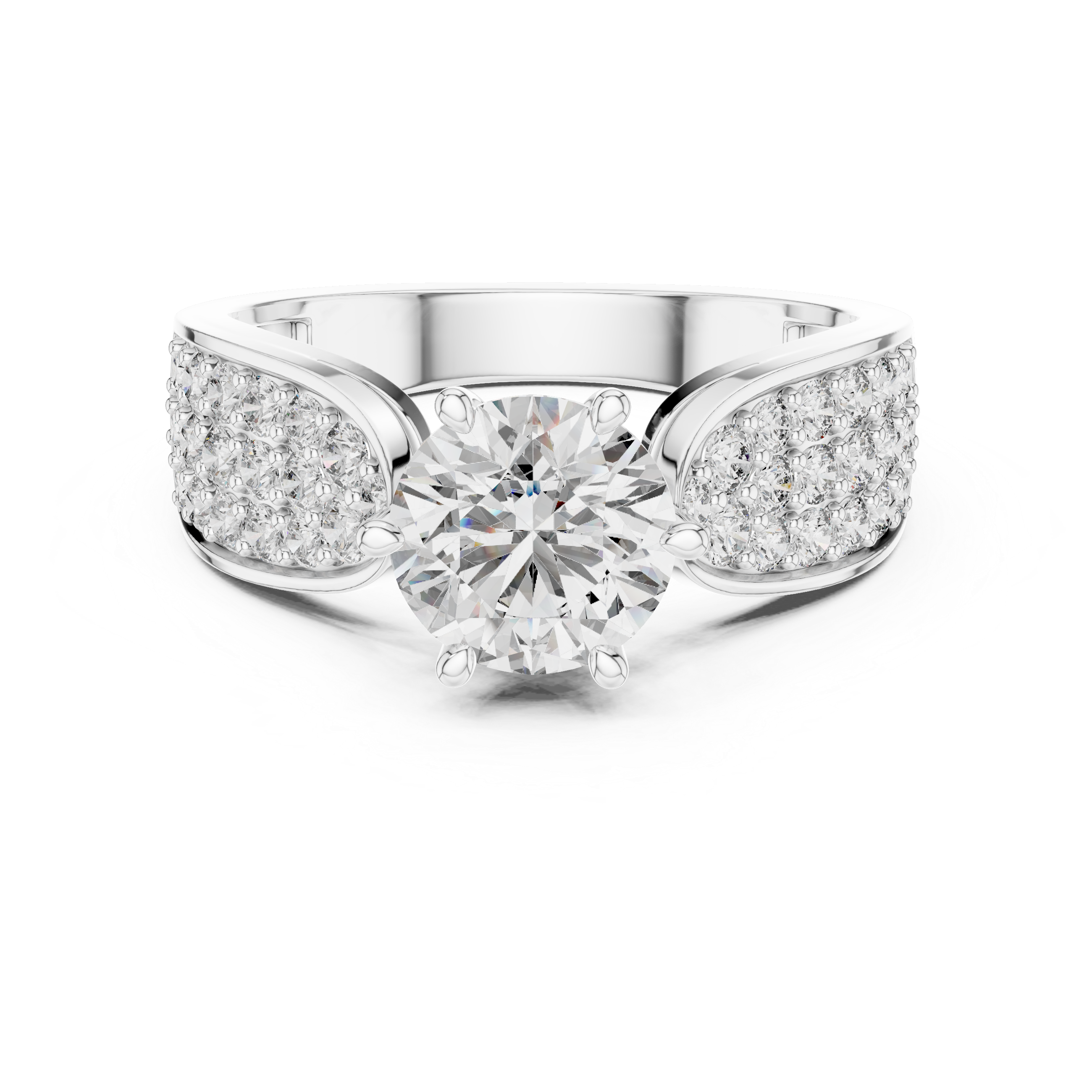 THE PAVE PETAL RING