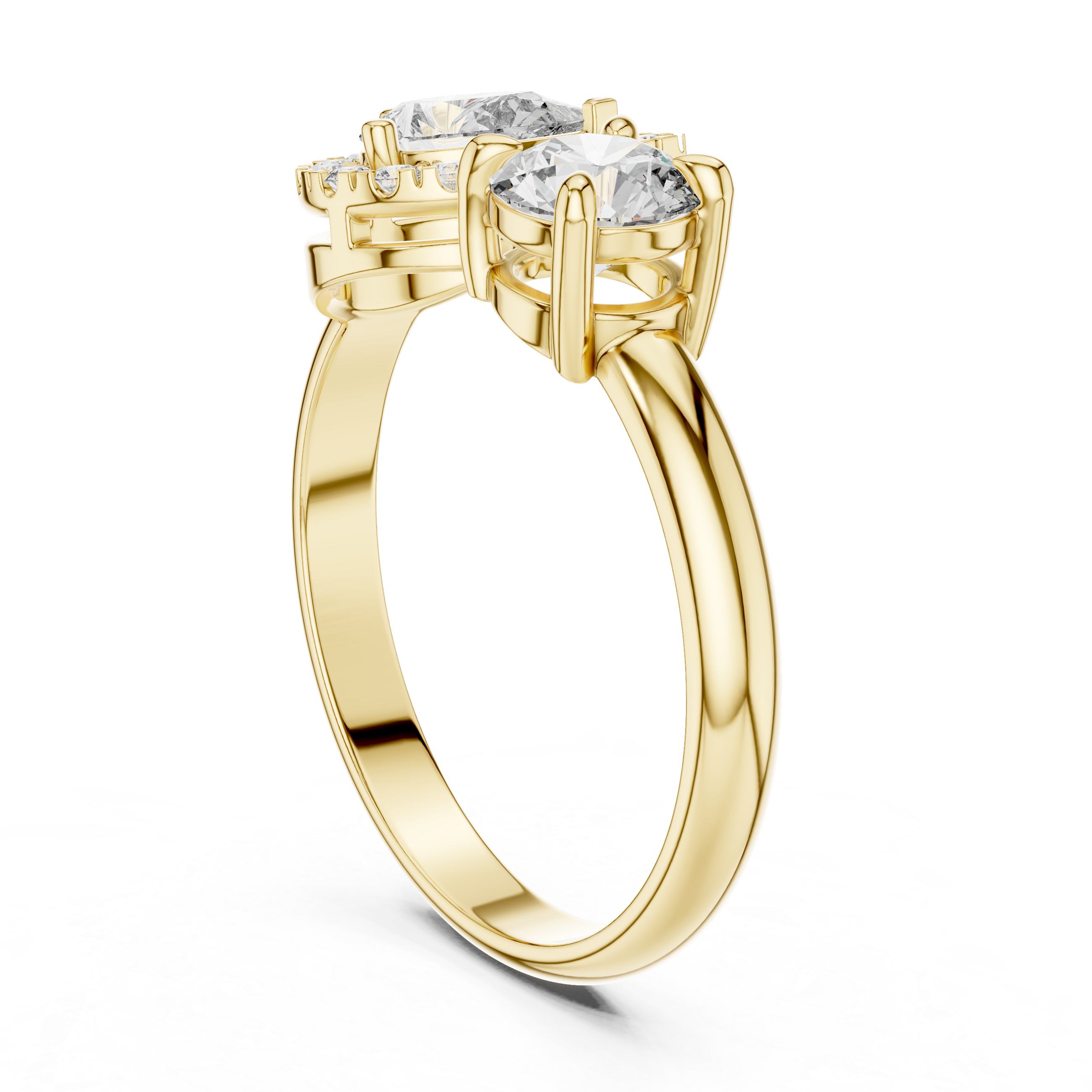 SOLITAIRE EMBRACE RING