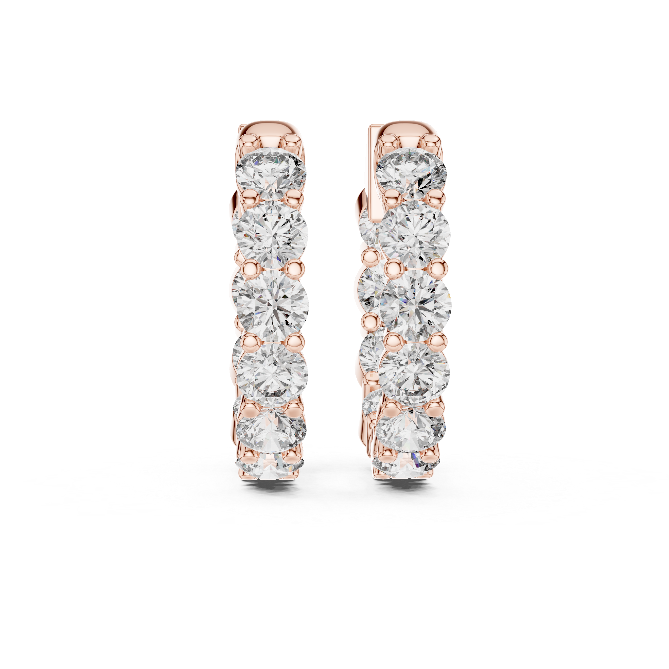 LUNAVÉRA ROYALE DIAMANTÉ HOOPS EARING