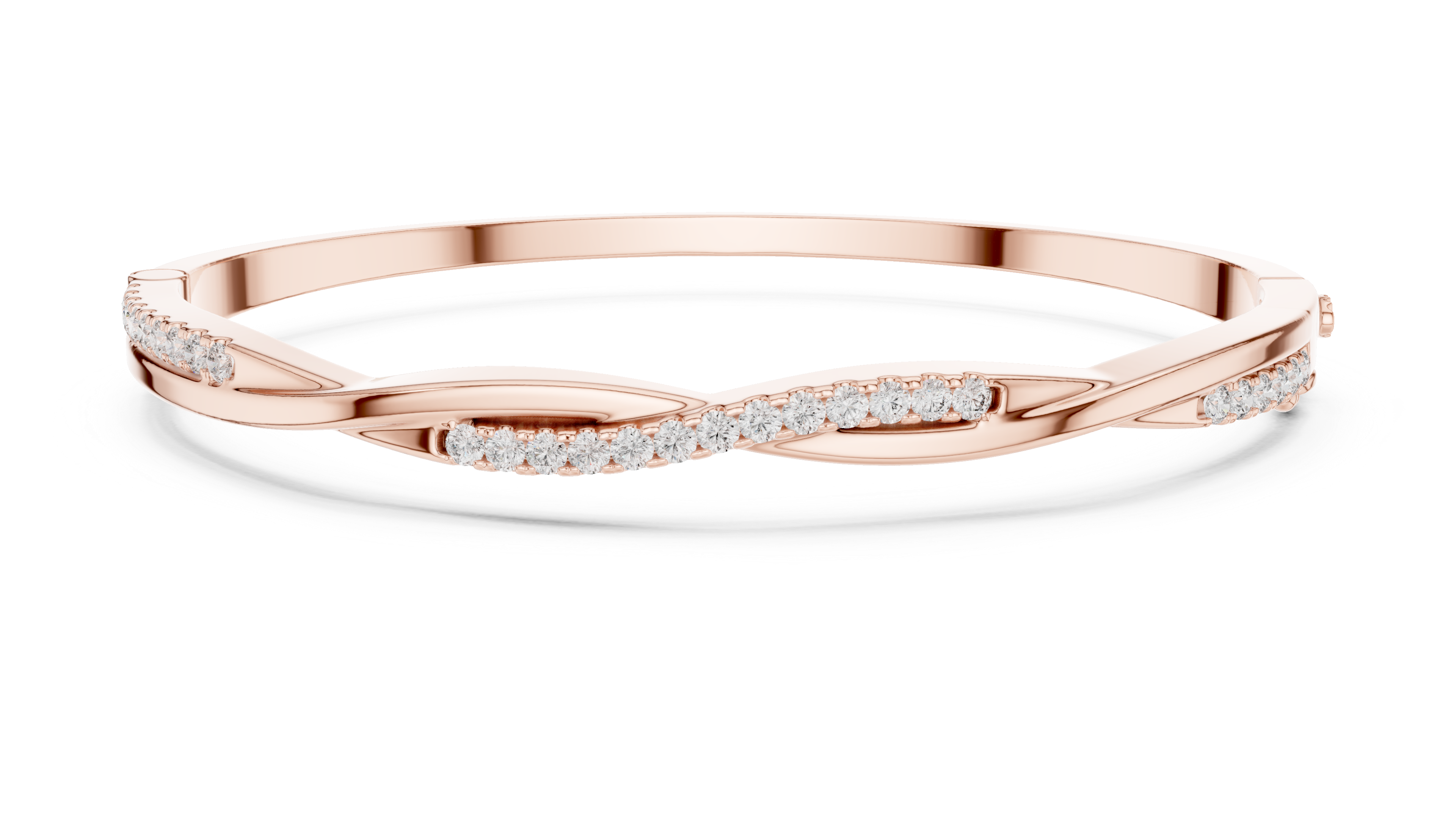 VELVET AURORA DIAMOND TWIST ELEGANCE SIGNATURE BRACELATE