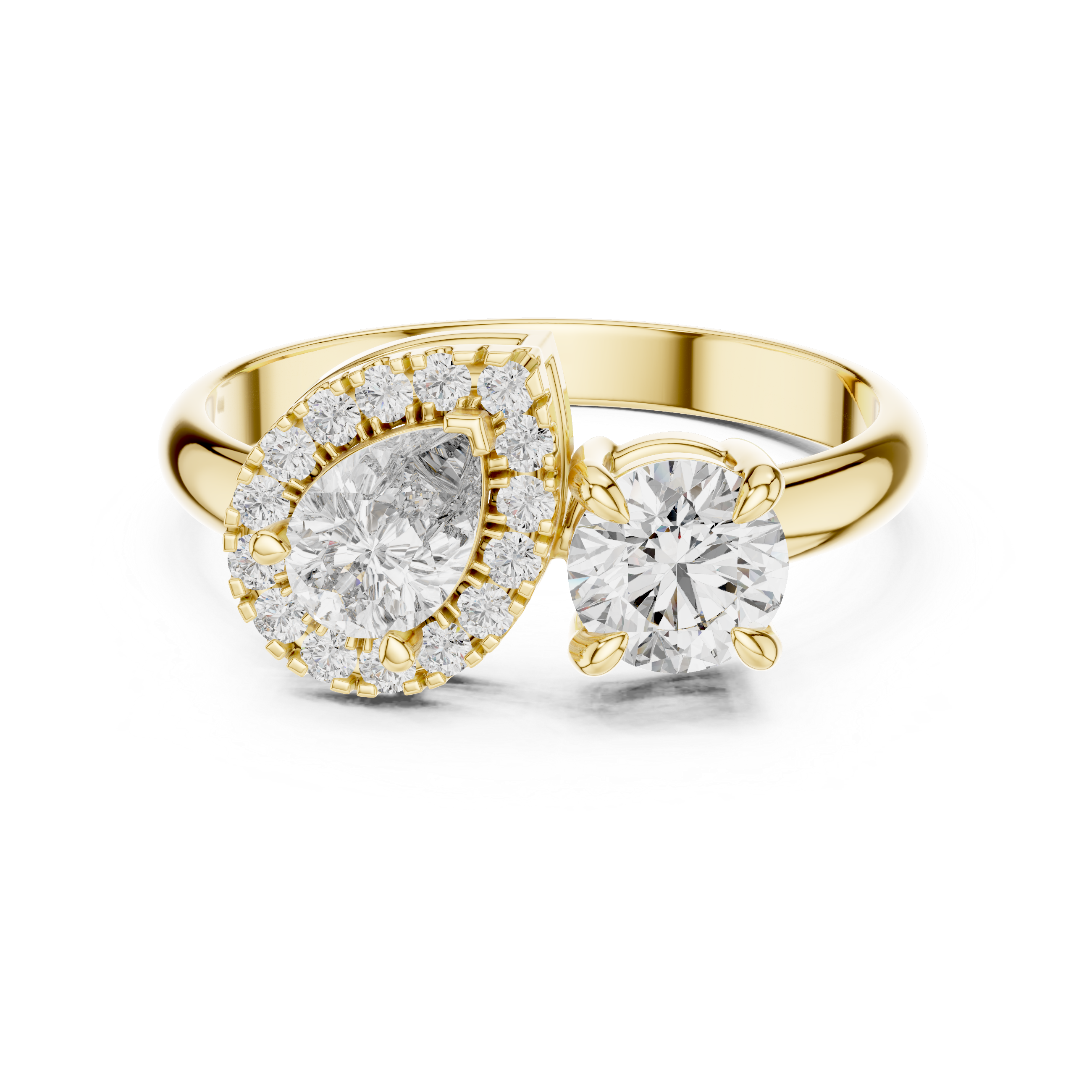 SOLITAIRE EMBRACE RING