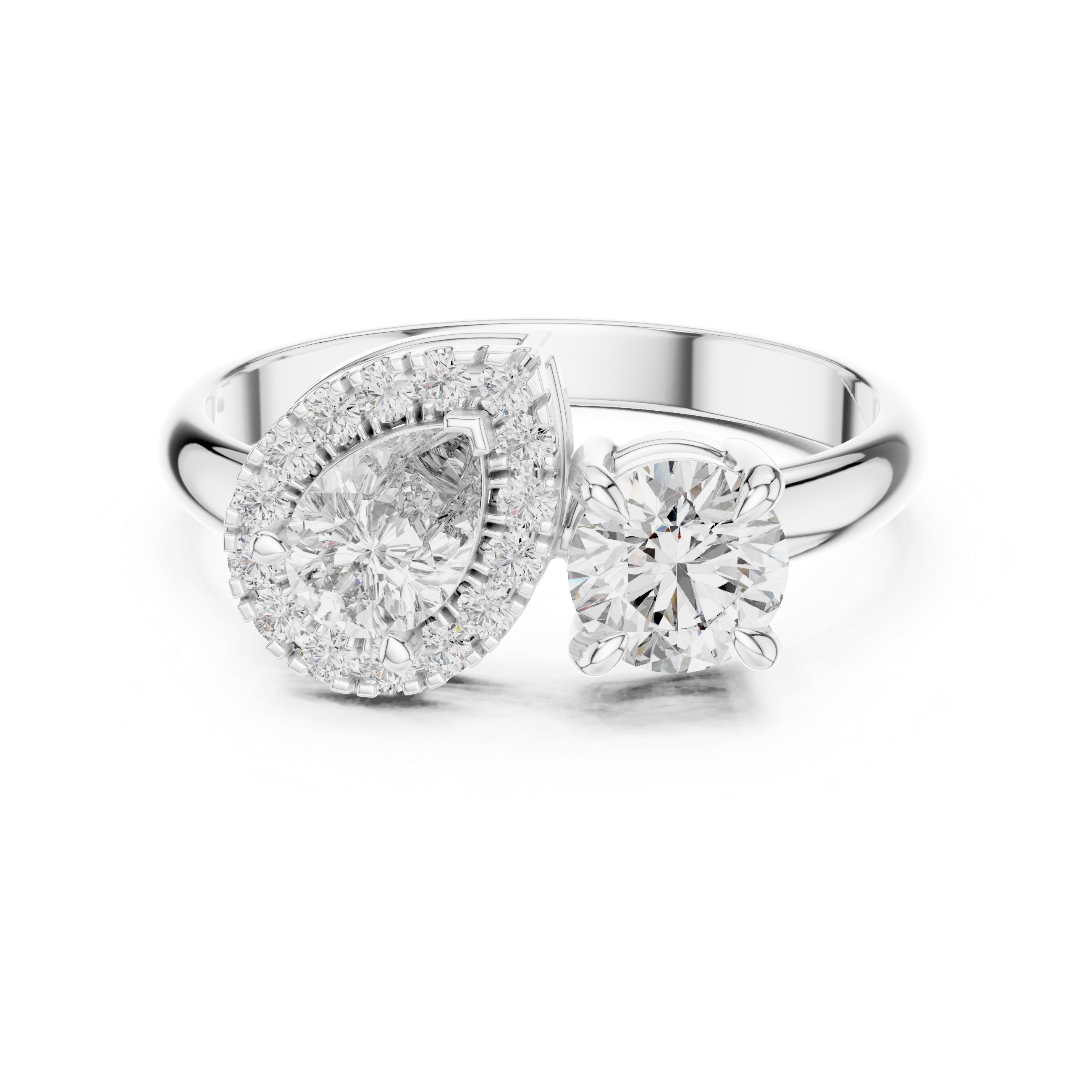 SOLITAIRE EMBRACE RING
