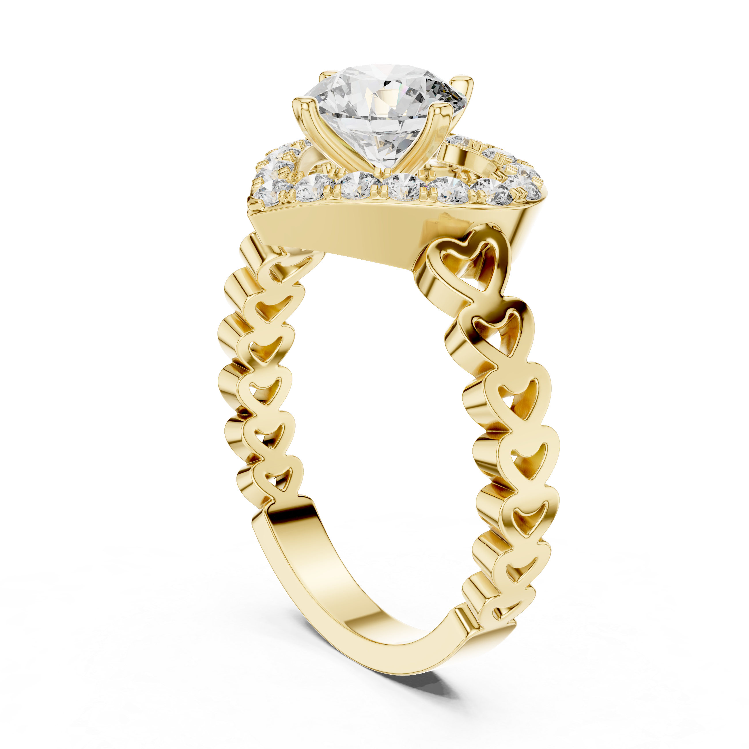 HEARTFELT HALO RING