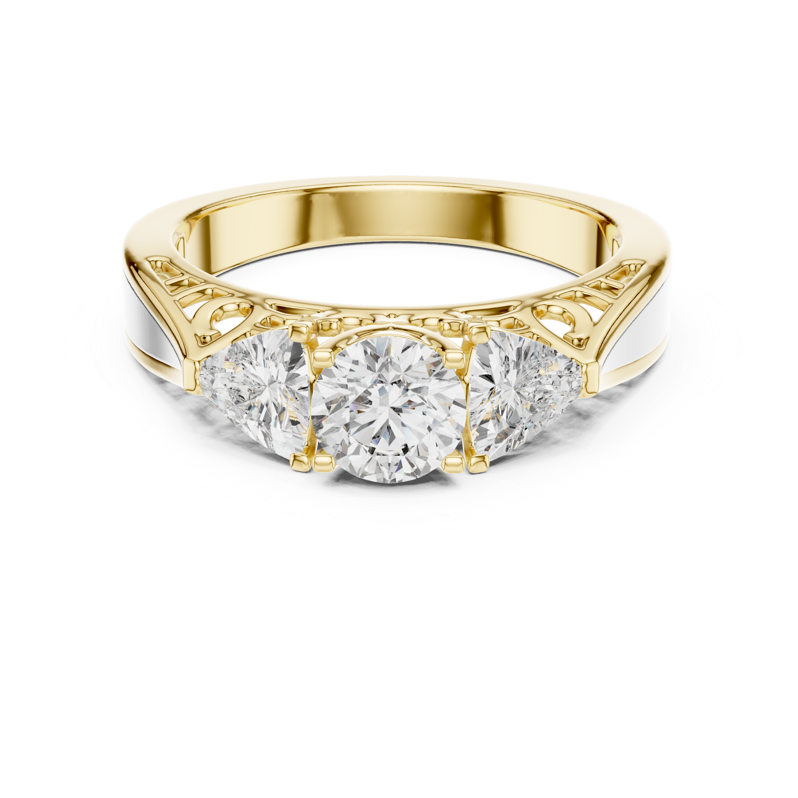 THE FILIGREE TRIFECTA RING