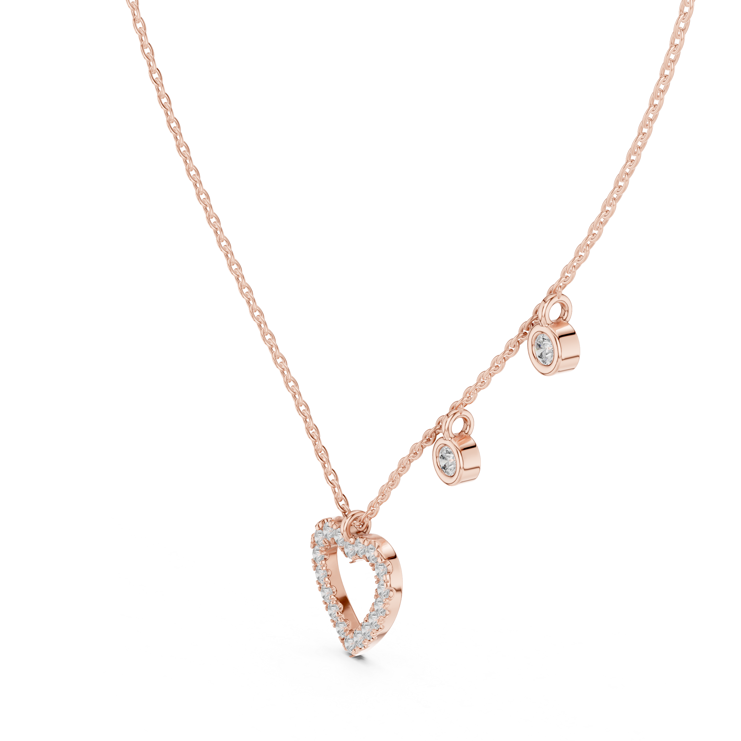  Lab Diamond  Necklace