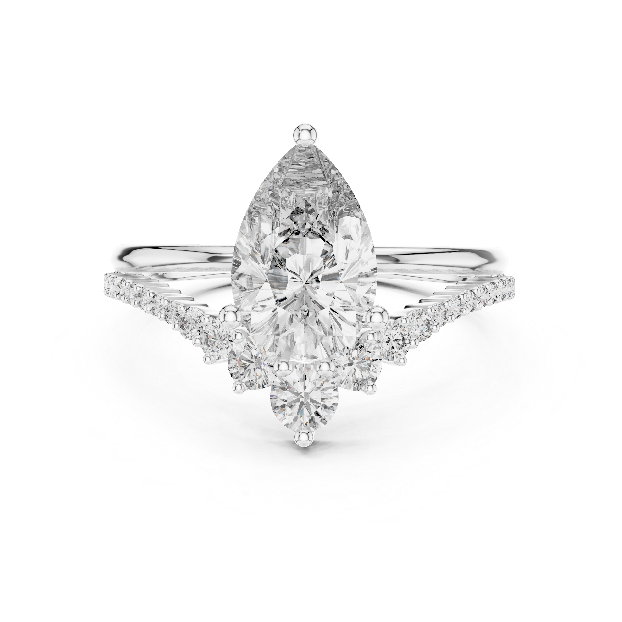 THE PEAR HALO MANTOR RING