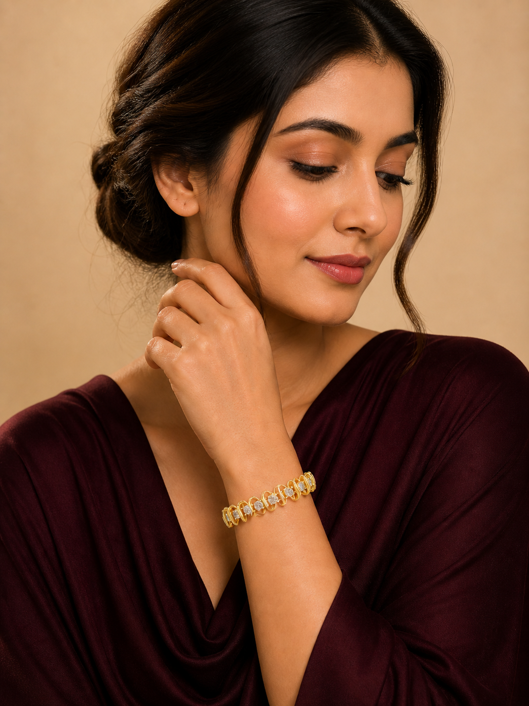 IMPERIAL RADIANT DIAMOND SWIRL SIGNATURE LUXE BRACELET