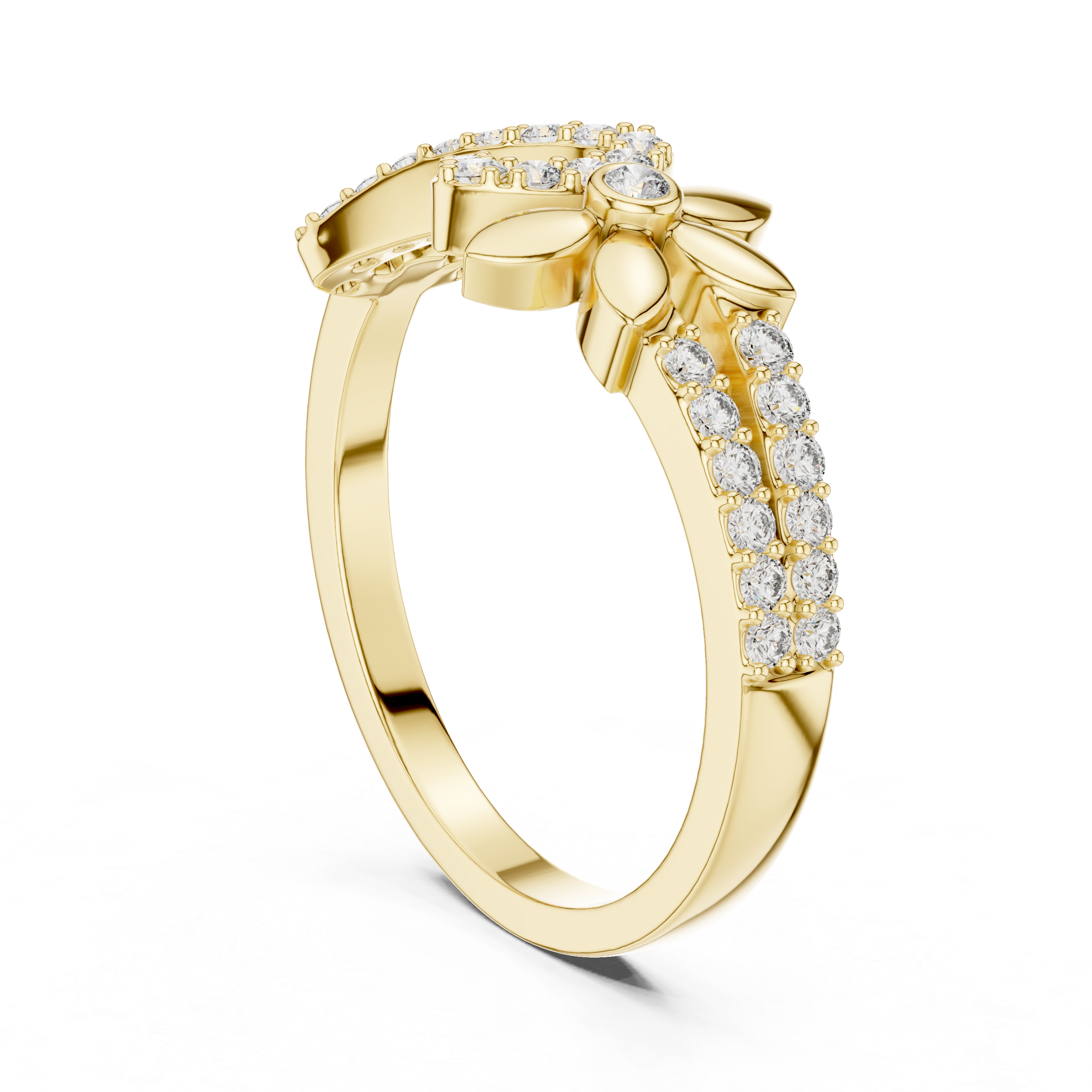 INFINITY FLORAL RING