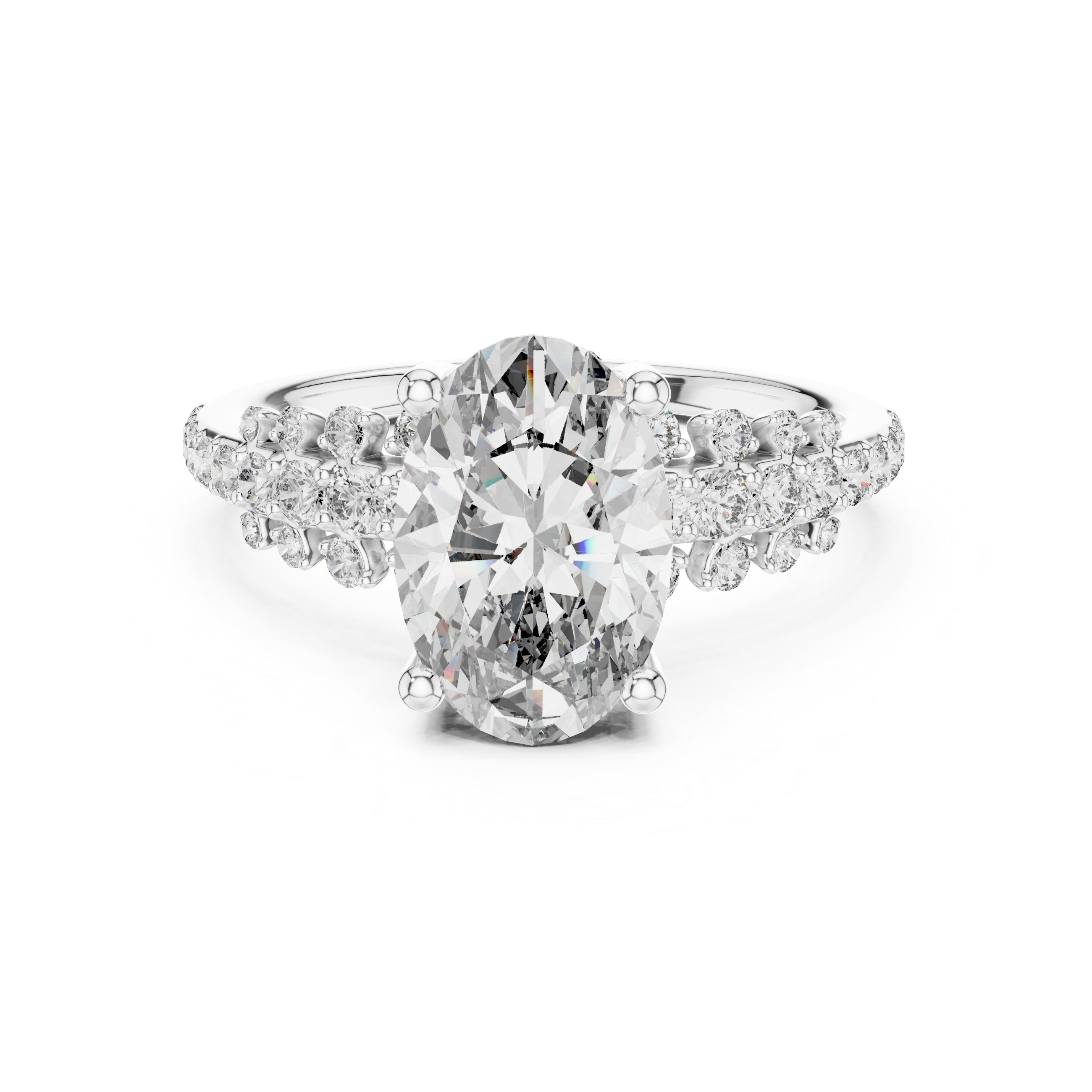 OVAL DUO EMBRACE RING