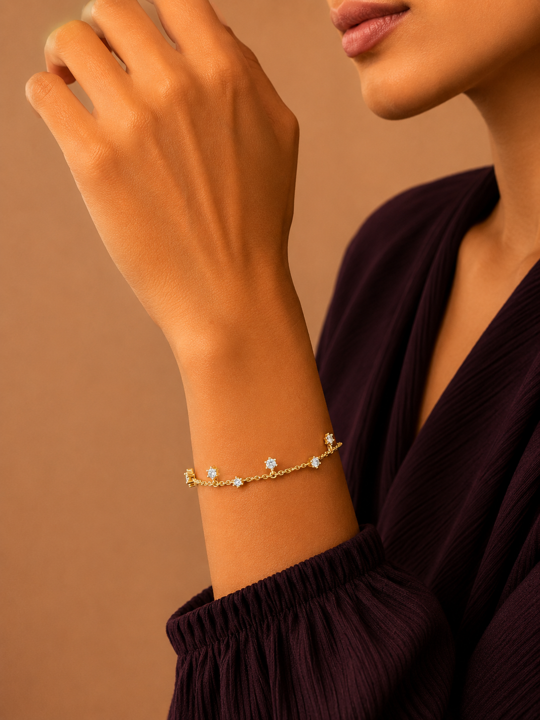 AURELIA CELESTÉ DIAMOND CONSTELLATION BRACELET