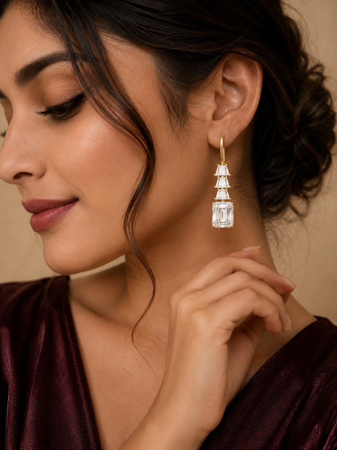 ÉCLARIONA VELSAPHIRÉ LUXEMIRA EARING