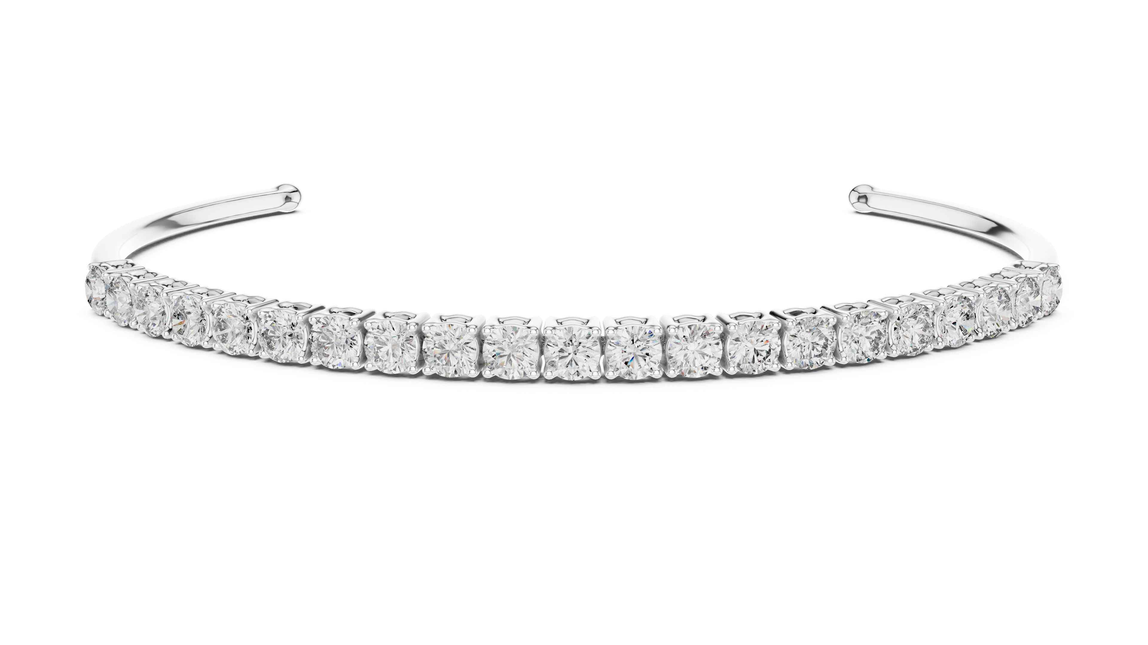 ROYAL LUMINA HALF BLOOM DIAMOND CUFF BRACELET