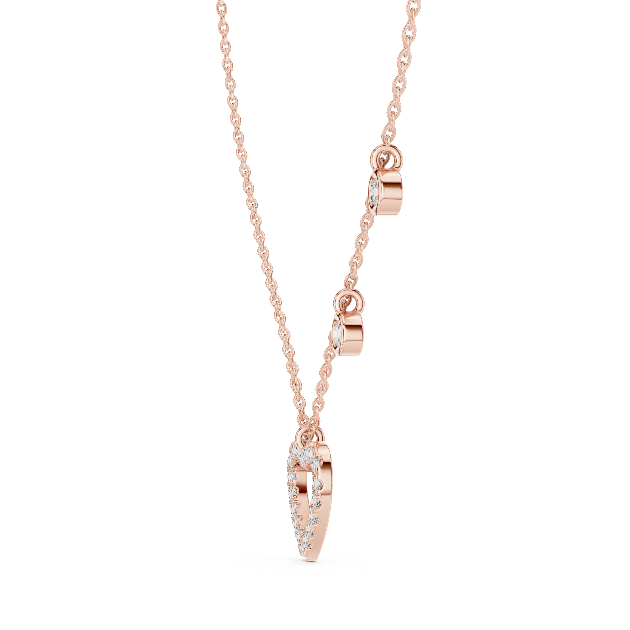  Lab Diamond  Necklace