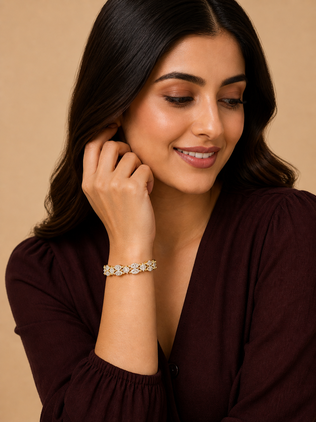 ROYAL AURUM DIAMOND INFINITY GRANDEUR BRACELATE