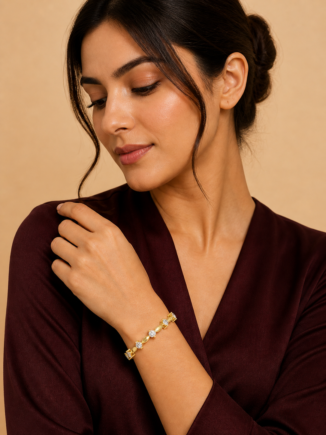ZARVELLA CELESTIAL DIAMOND AURORA LUXE BRACELET