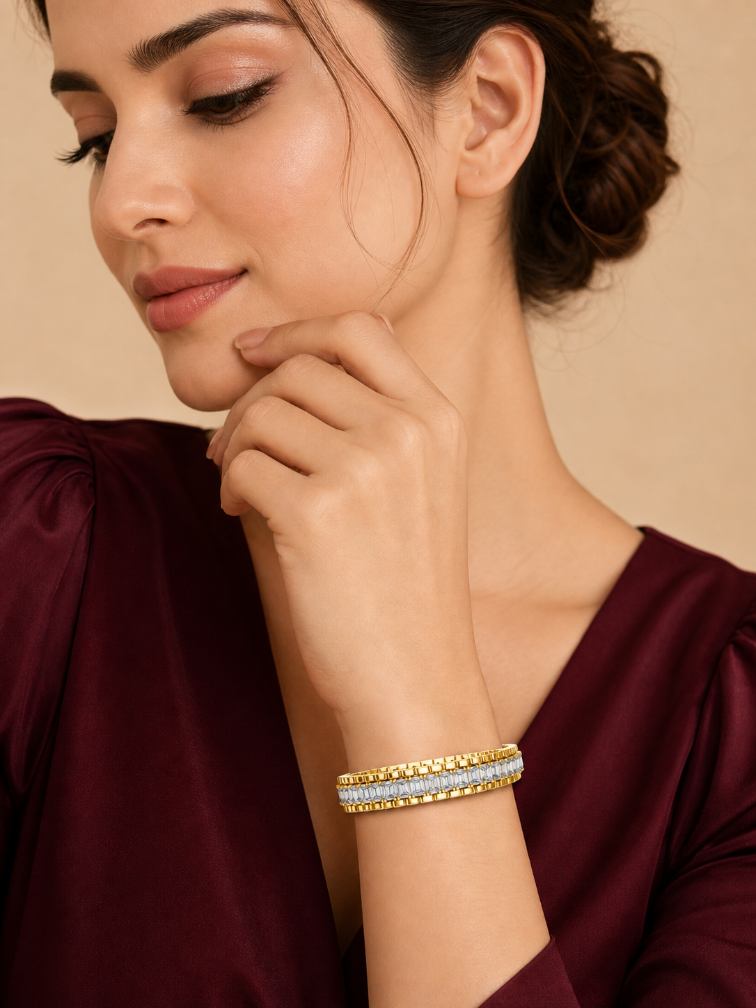 IMPERIAL AURUM BAGUETTE REGALIA ETERNAL LUXE SIGNATURE BRACELET