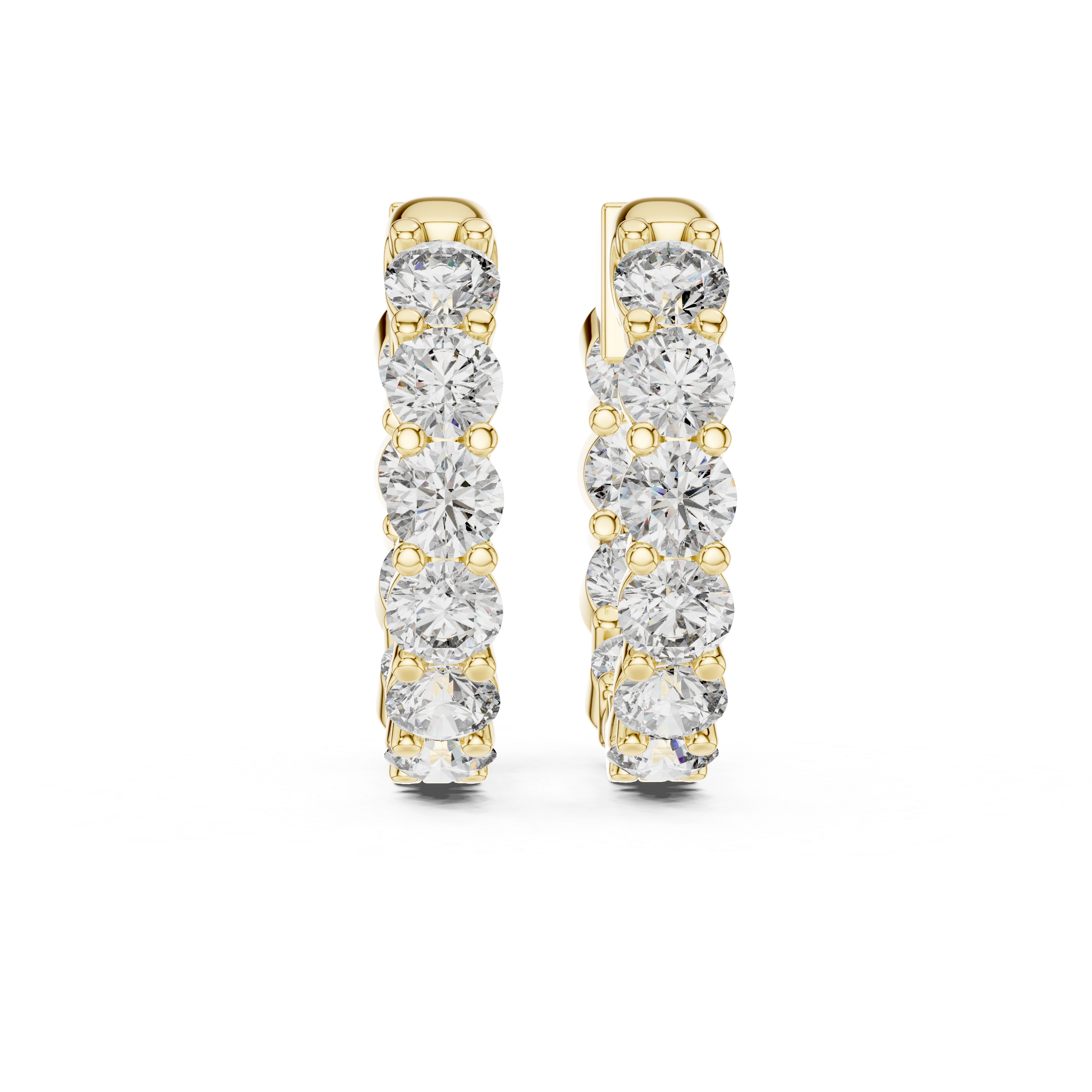LUNAVÉRA ROYALE DIAMANTÉ HOOPS EARING