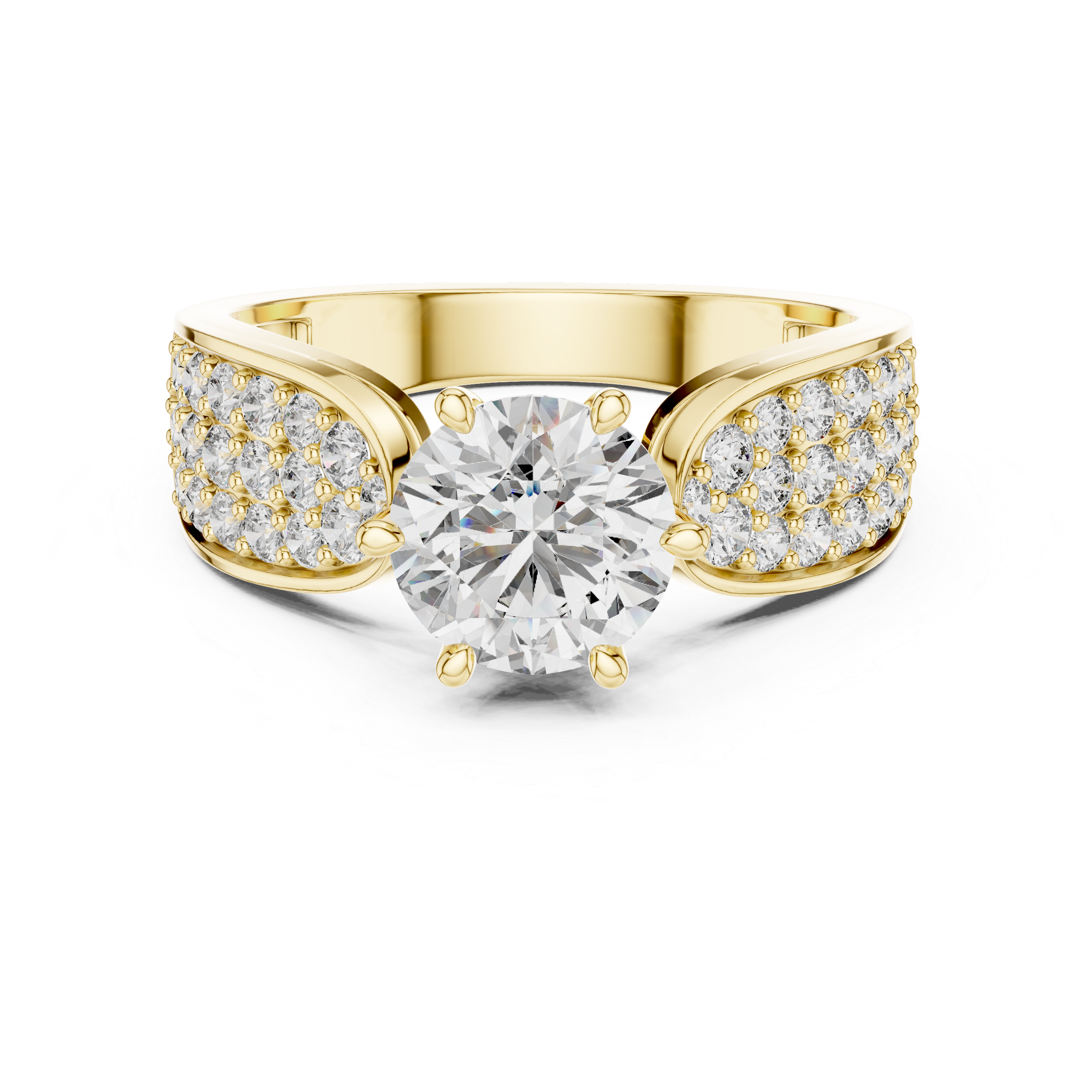 THE PAVE PETAL RING