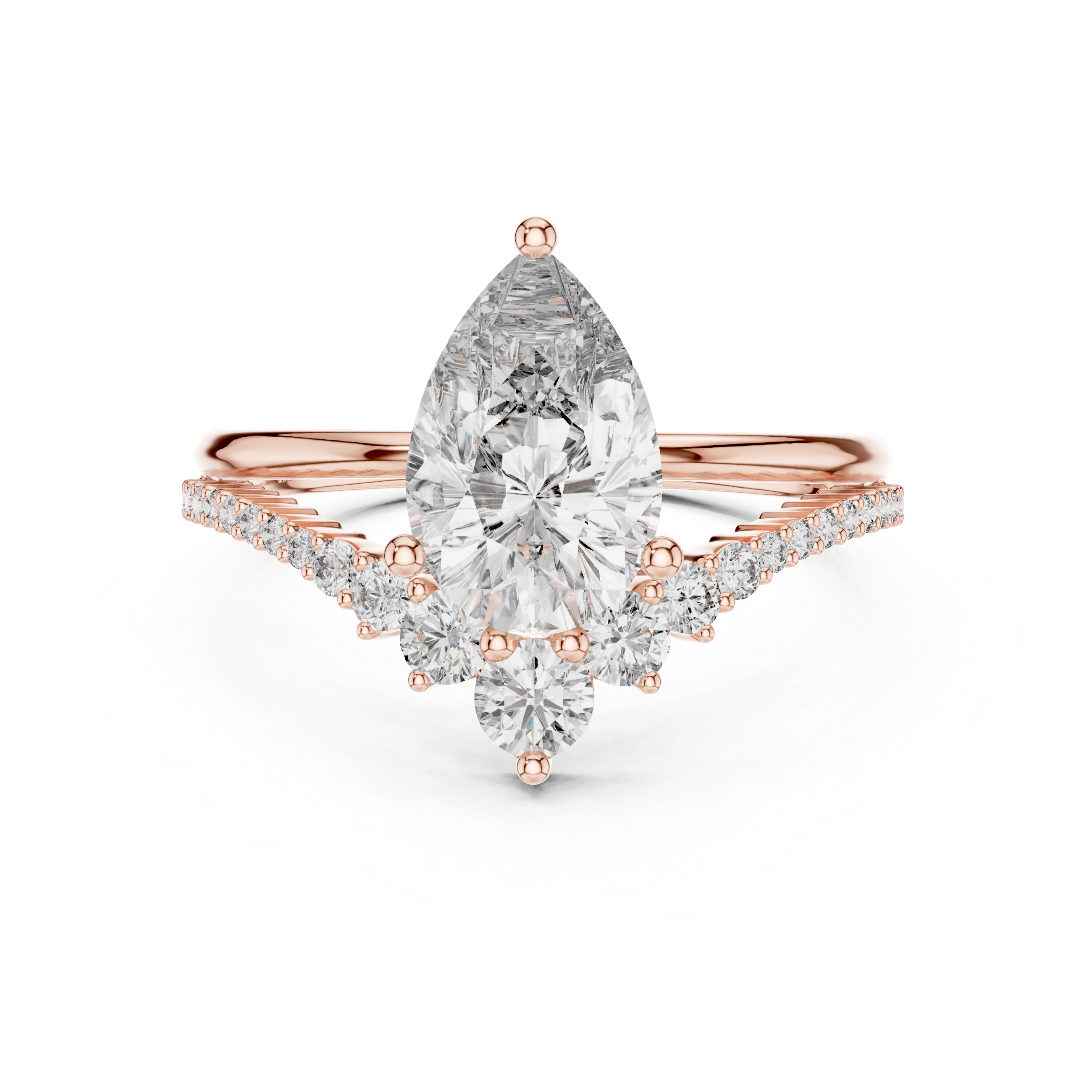 THE PEAR HALO MANTOR RING