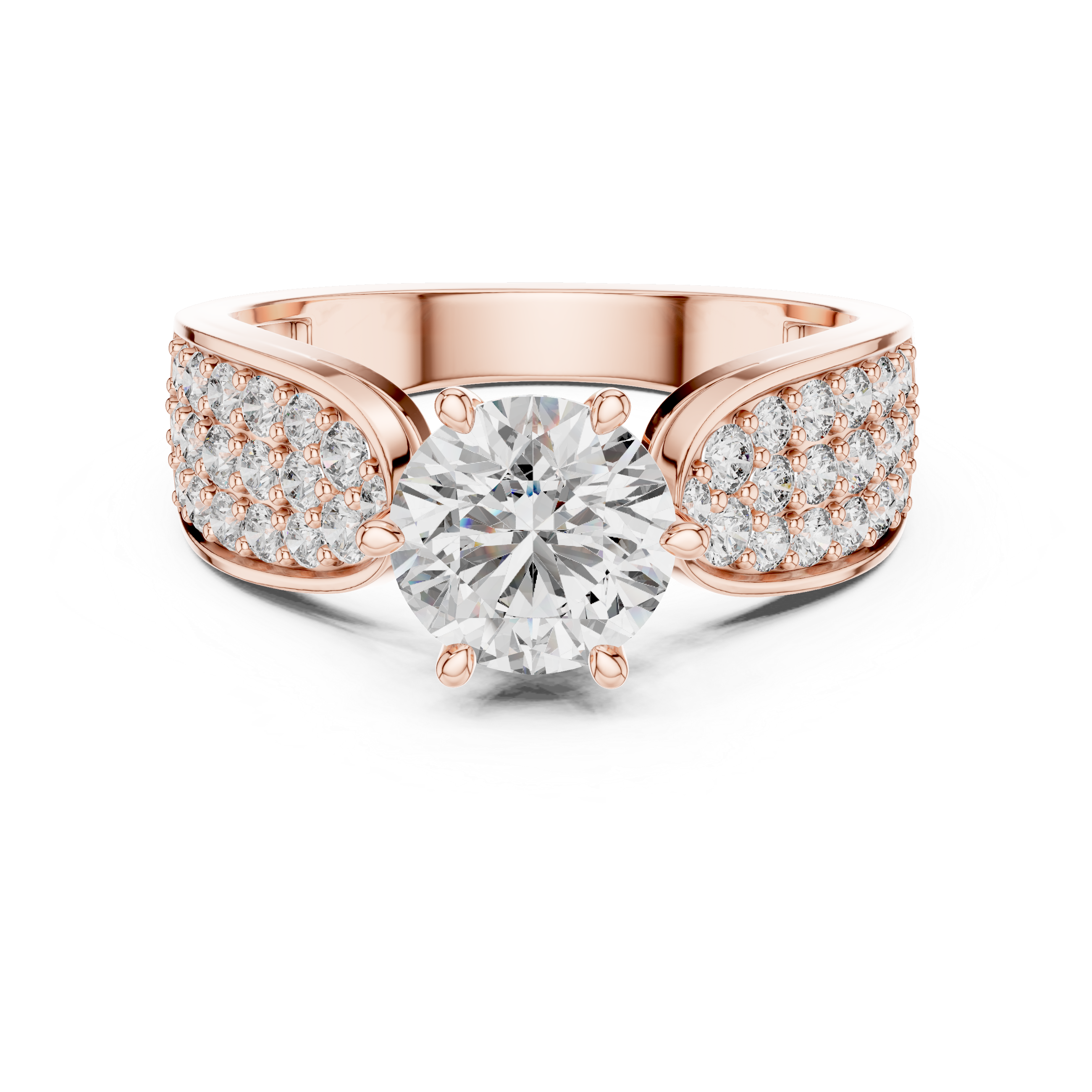 THE PAVE PETAL RING
