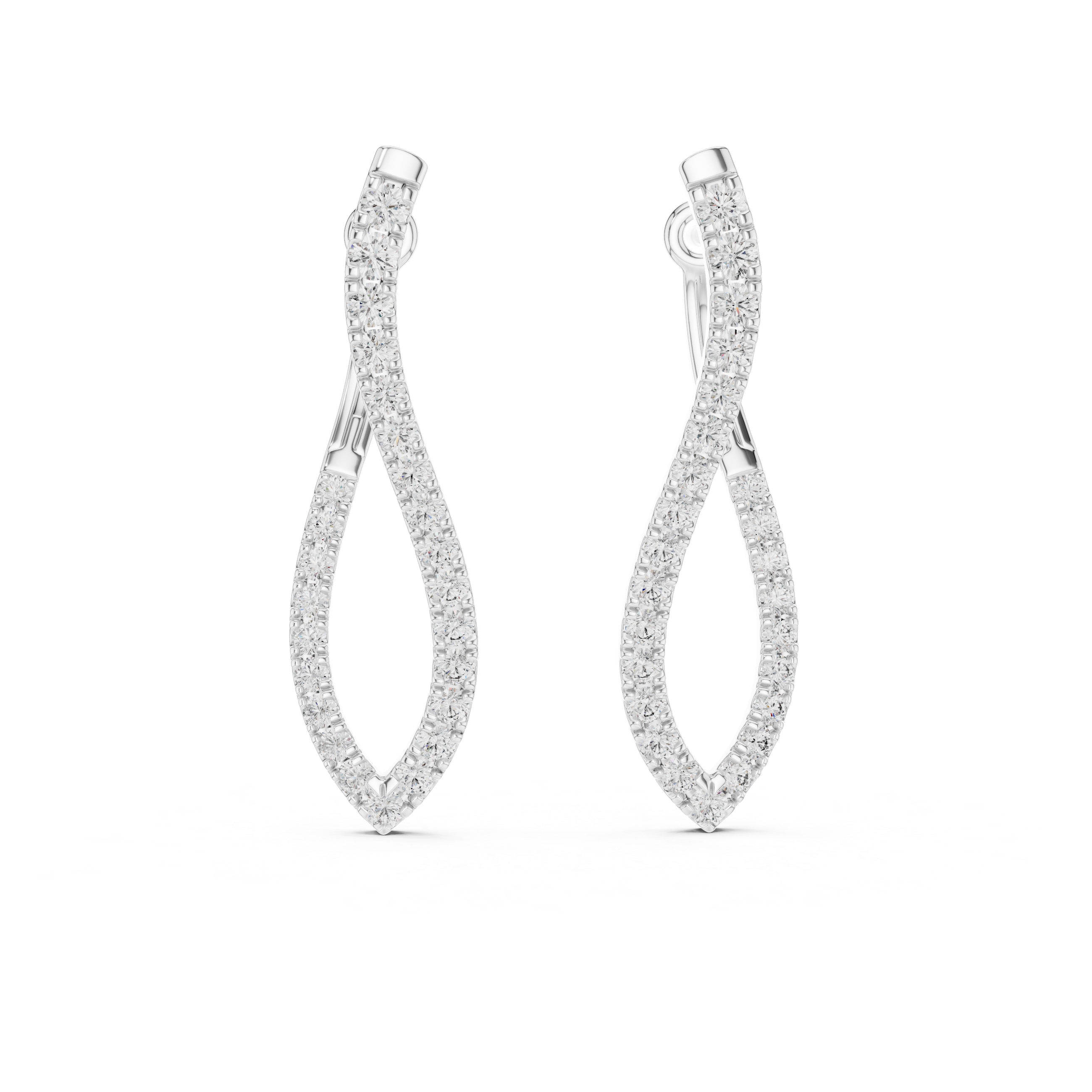 VELORÉA CELESTIAL TWIST DIAMANTÉ EARRING
