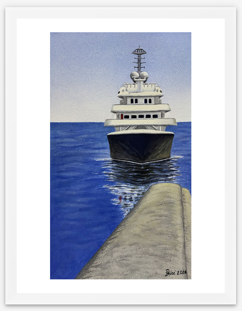 Giclée Print of "Breakwater" on Archival Paper