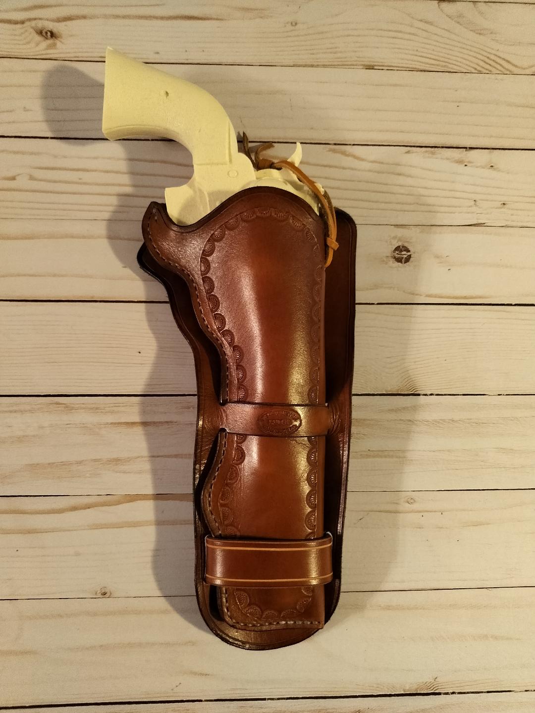 Right hand Ruger Super Black Hawk Mexican loop holster