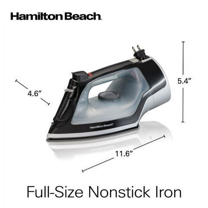 Hamilton Beach Full-Size Nonstick Iron,