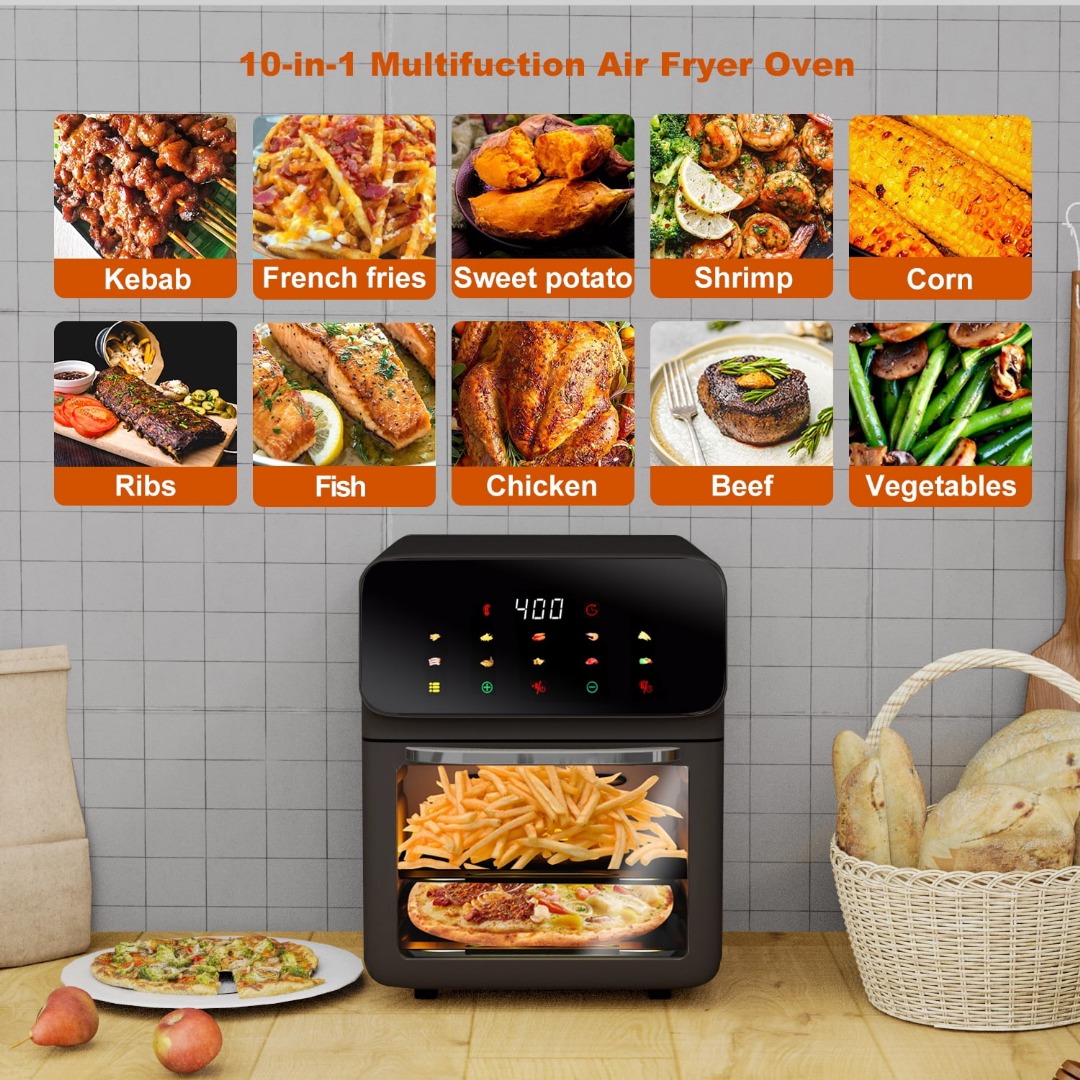 12QT Convection Oven with 10-in-1 Multi