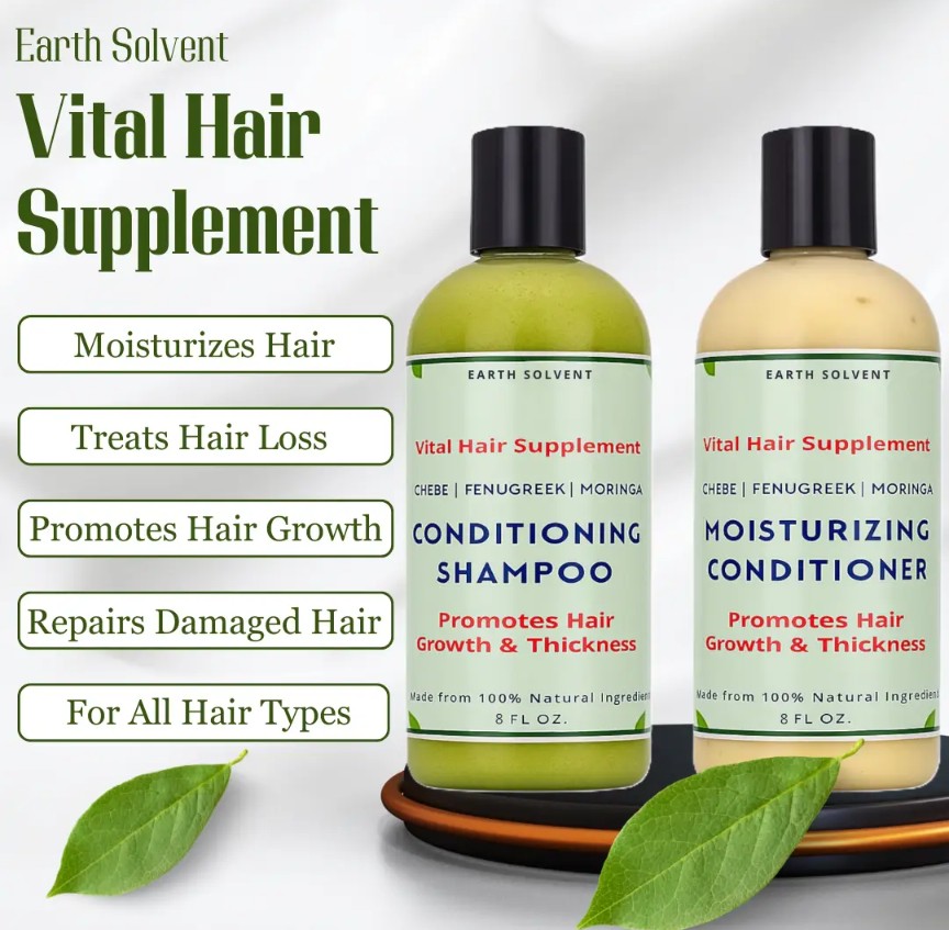 Moringa Hair Growth Shampoo and Conditioner Set