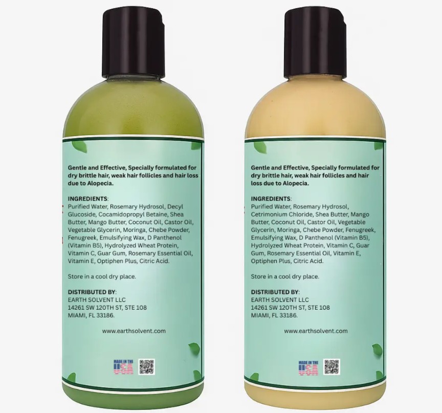 Moringa Hair Growth Shampoo and Conditioner Set