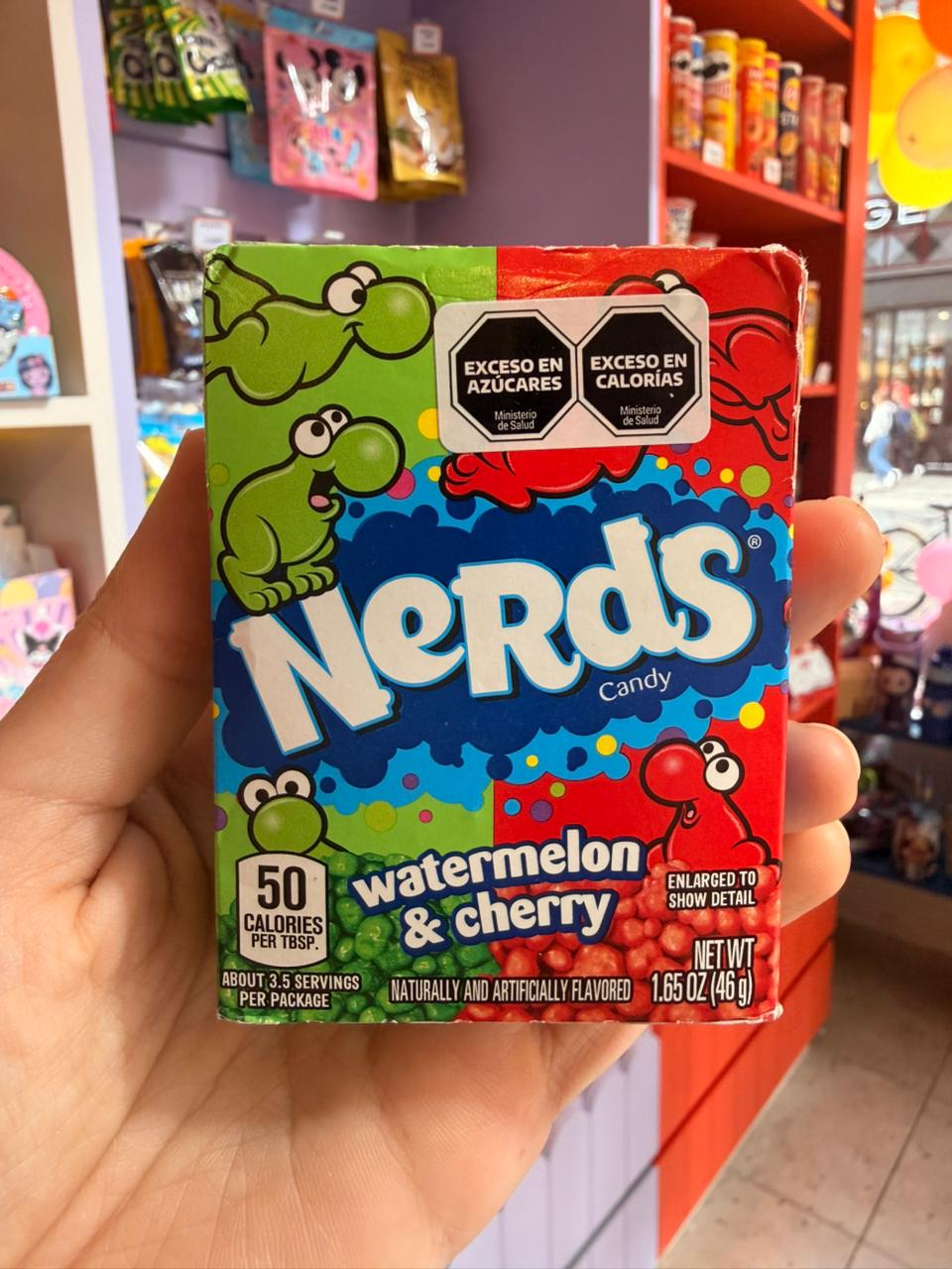 Nerds sabor sandia y cereza