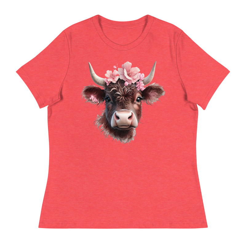 Women's Flowers n Cow 