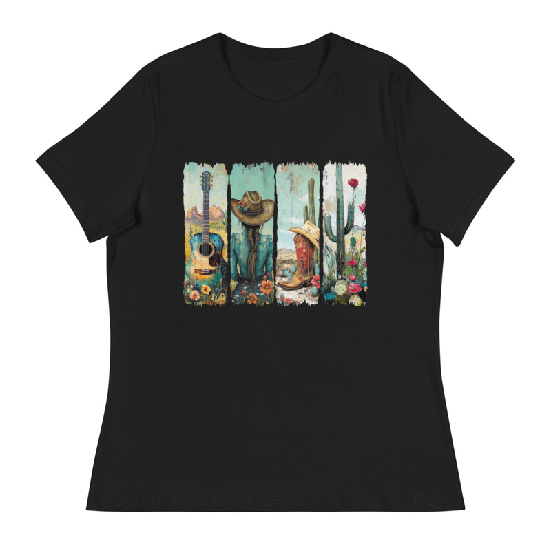 Women's Guitars and Cactus