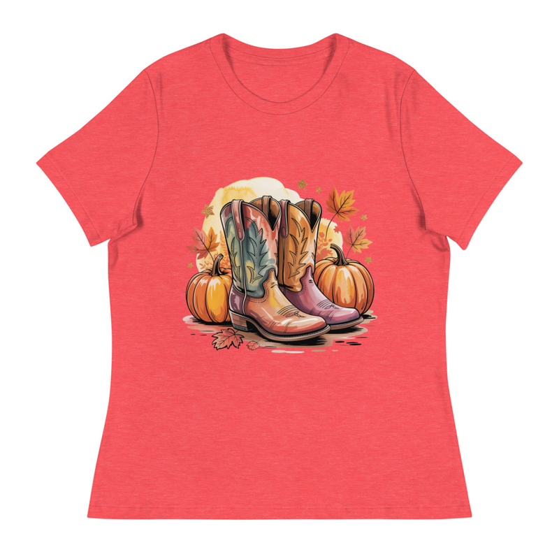 Women's Pumpkin N Boots