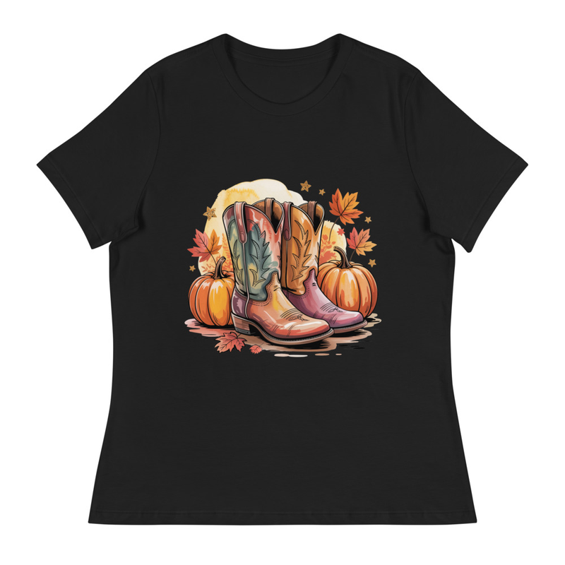 Women's Pumpkin N Boots
