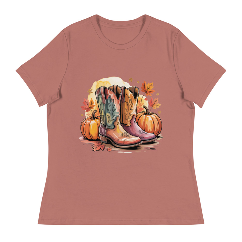 Women's Pumpkin N Boots