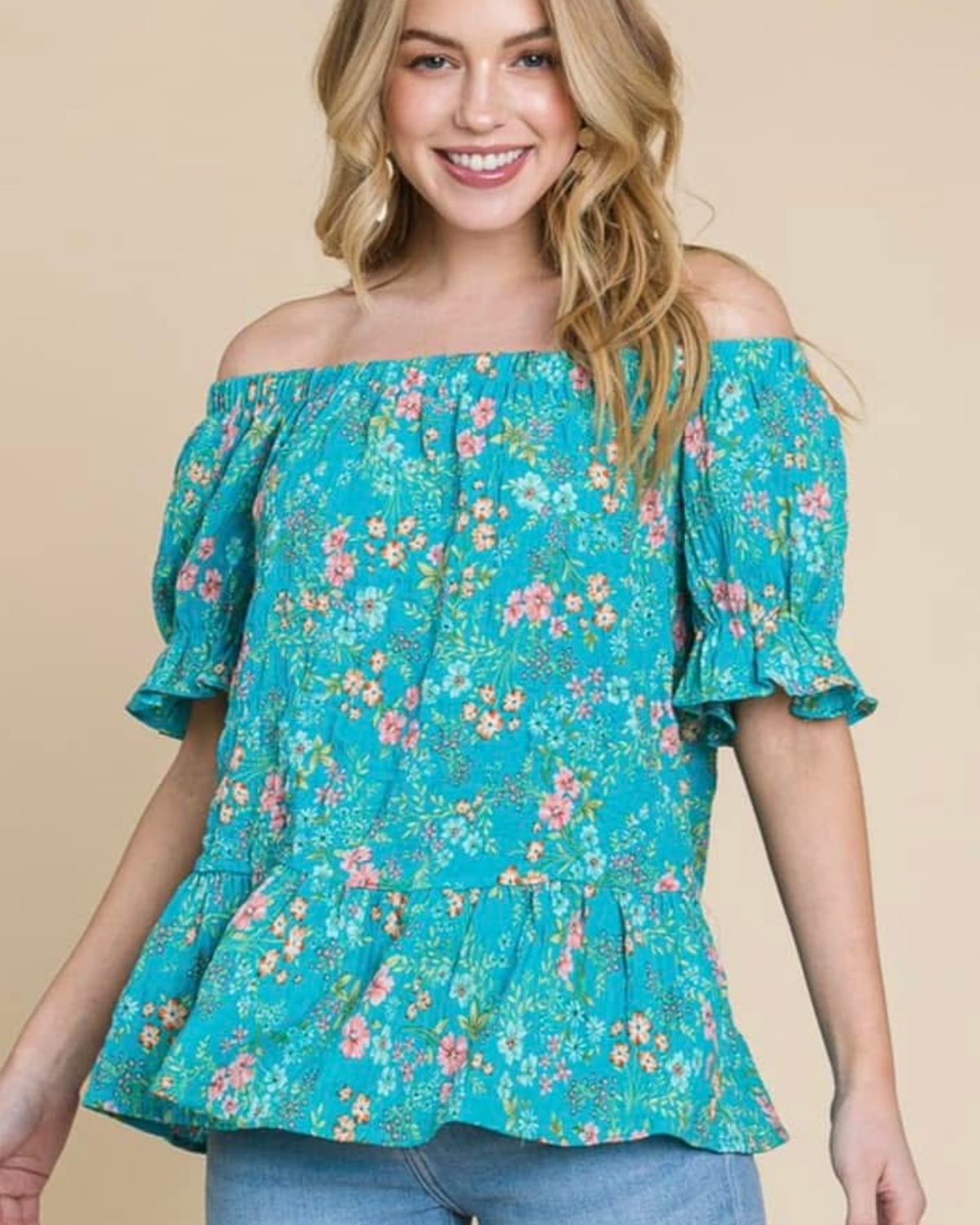 Floral Off-Shoulder Top