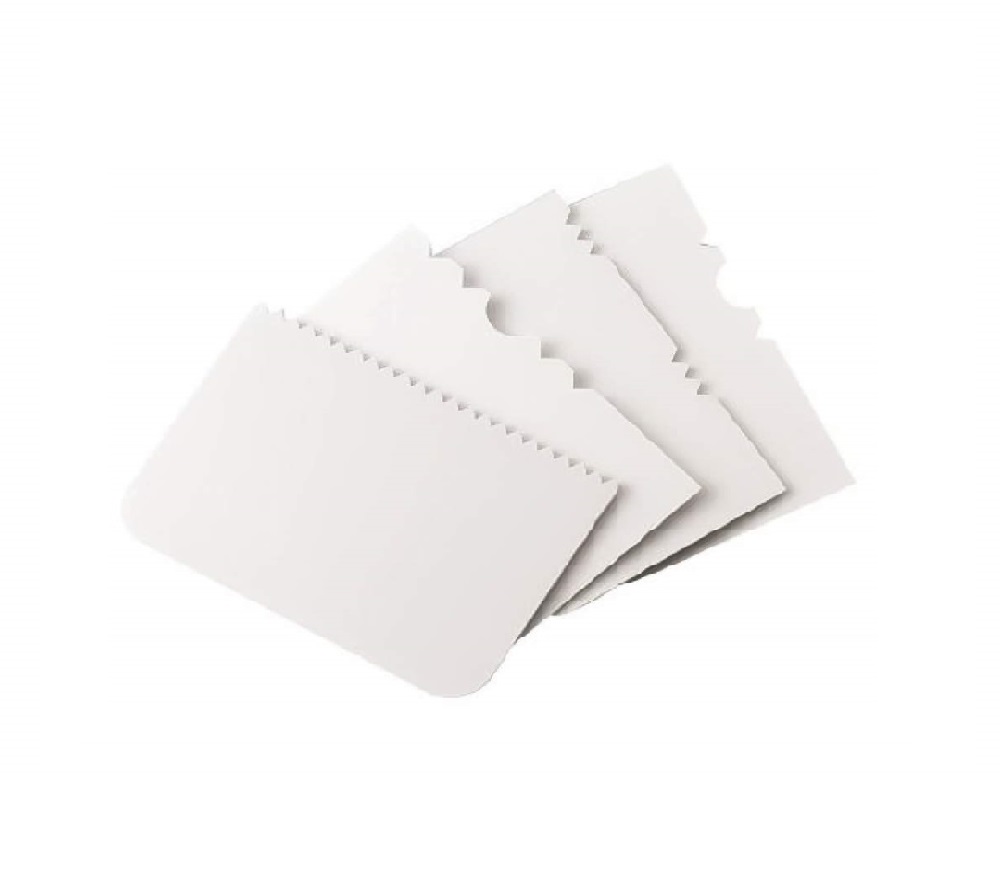 Plastic Dough Bench Scrapper | Dough Cutter | Smoothing Fondant | Plastic Scrapper