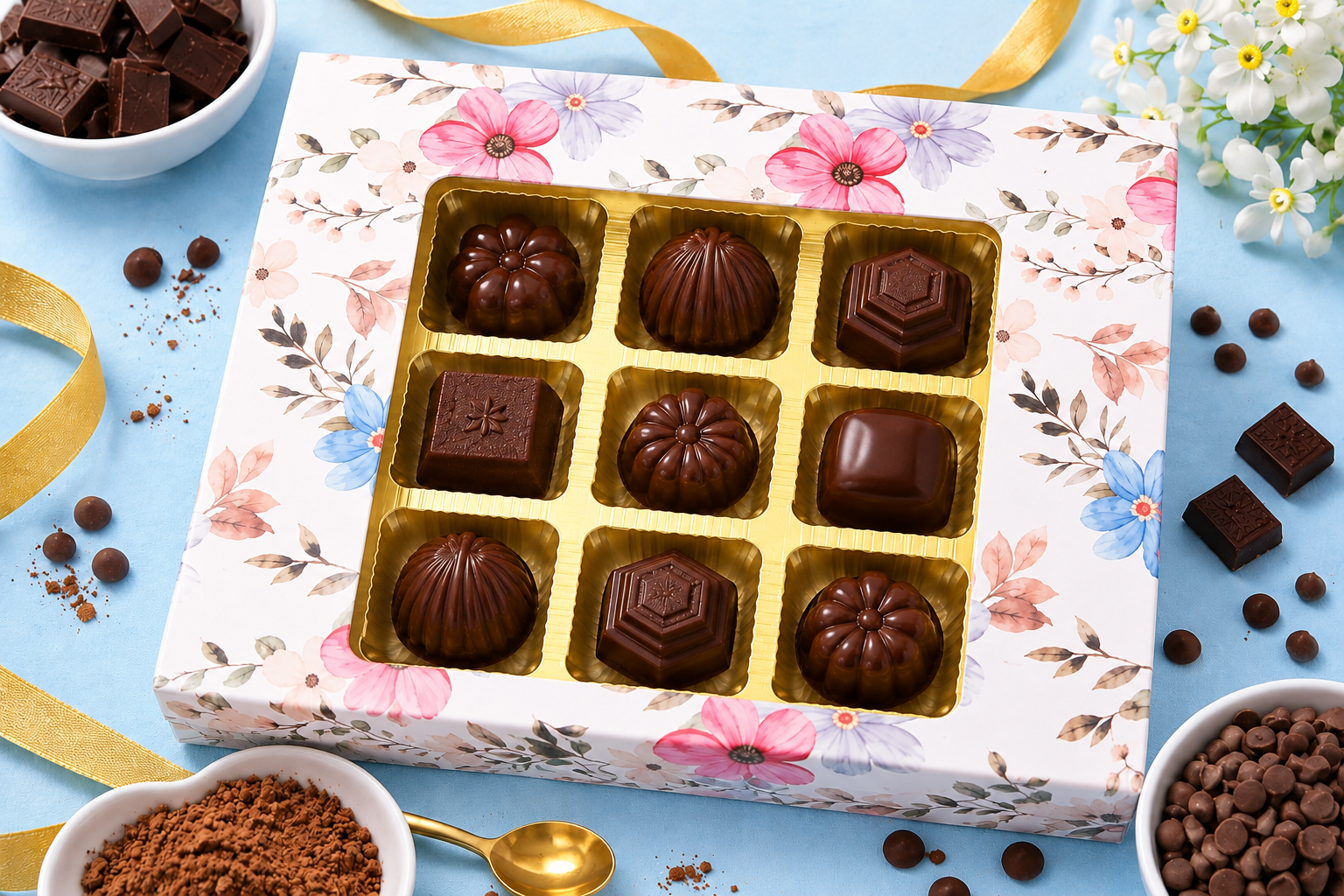 6 Cavity Chocolate Box | 9 Cavity Chocolate Boxes | 12 Cavity Chocolate Boxes