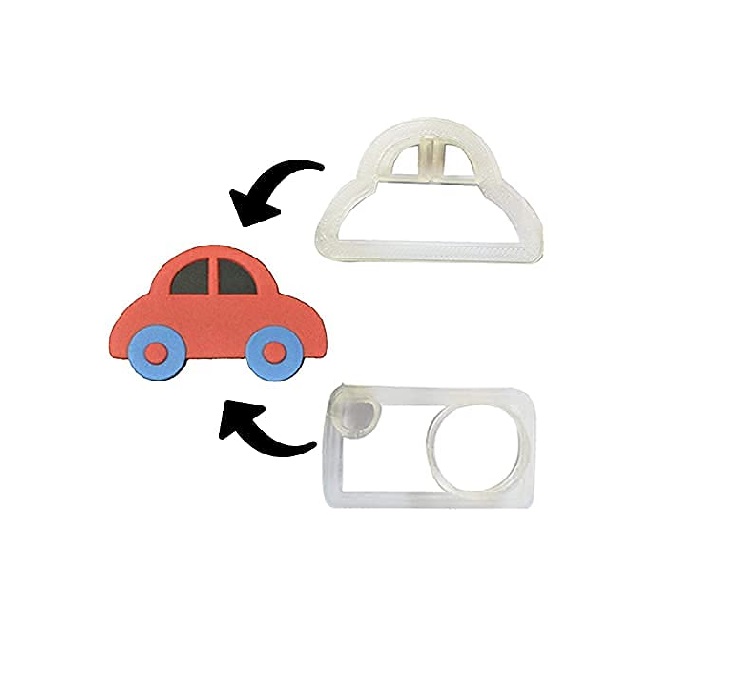 Car Fondant Cutters | Biscuit Cutter | Fondant Sugar Paste Cutter | Car Cutter