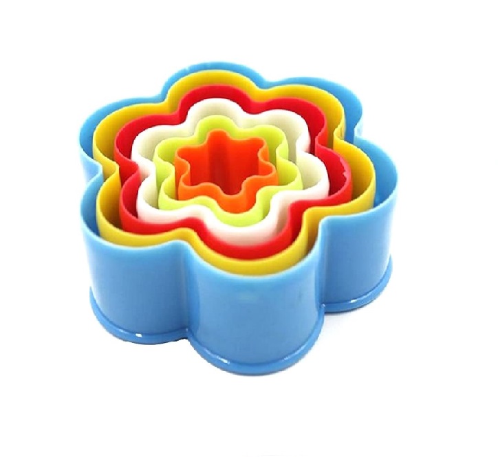 Flower Plastic Cookie Cutter | Cupcake Cookie Cutter | Cake Mold Biscuit Fondant DIY | Fondant Cutter